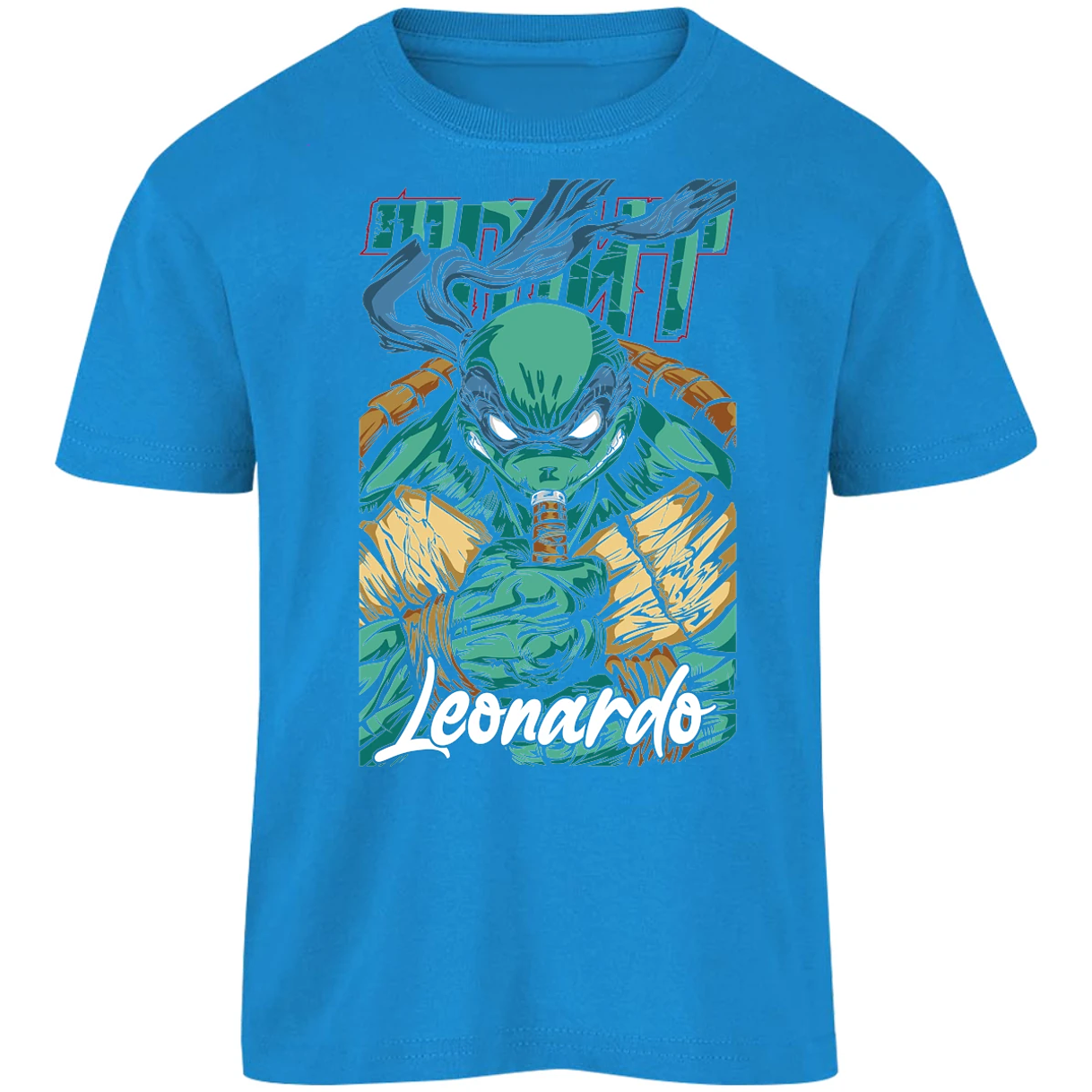 Playera Es De Series Y Peliculas Leonardo Tmnt para Niño 12