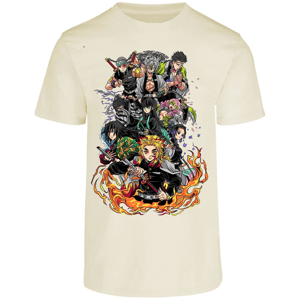 Playera Demon Slayer Pilares Kimetsu para Adulto 25