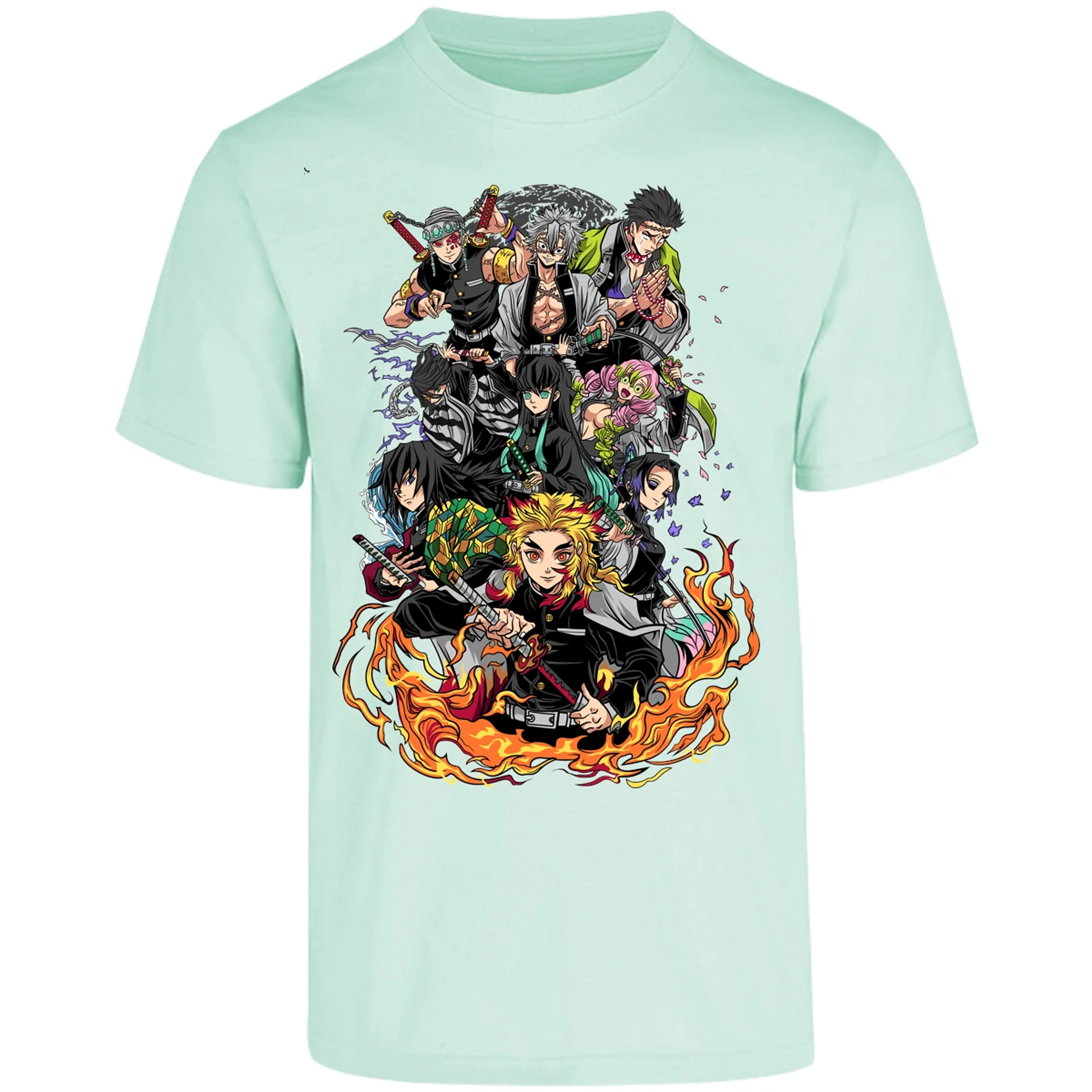 Playera Demon Slayer Pilares Kimetsu para Adulto 18