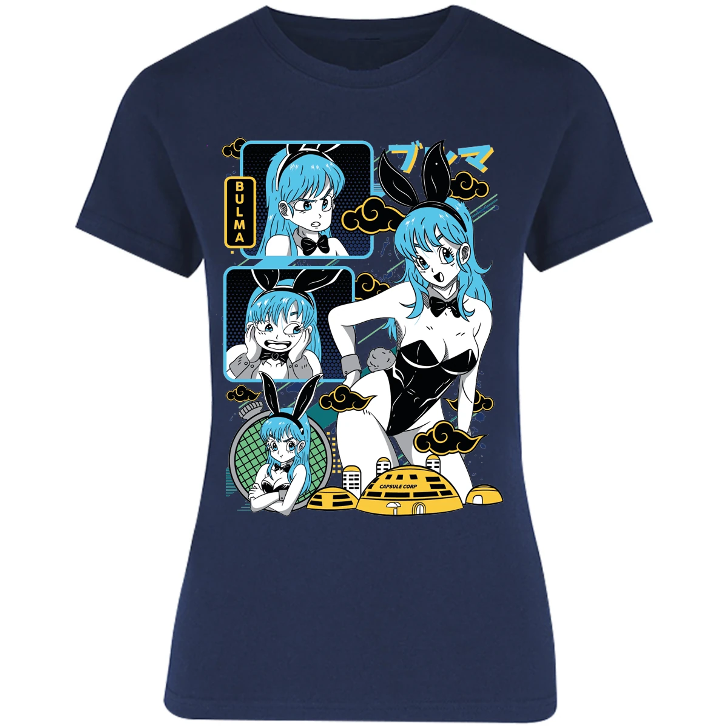 Blusa Dragon Ball Bulma Blusa para Mujer 18
