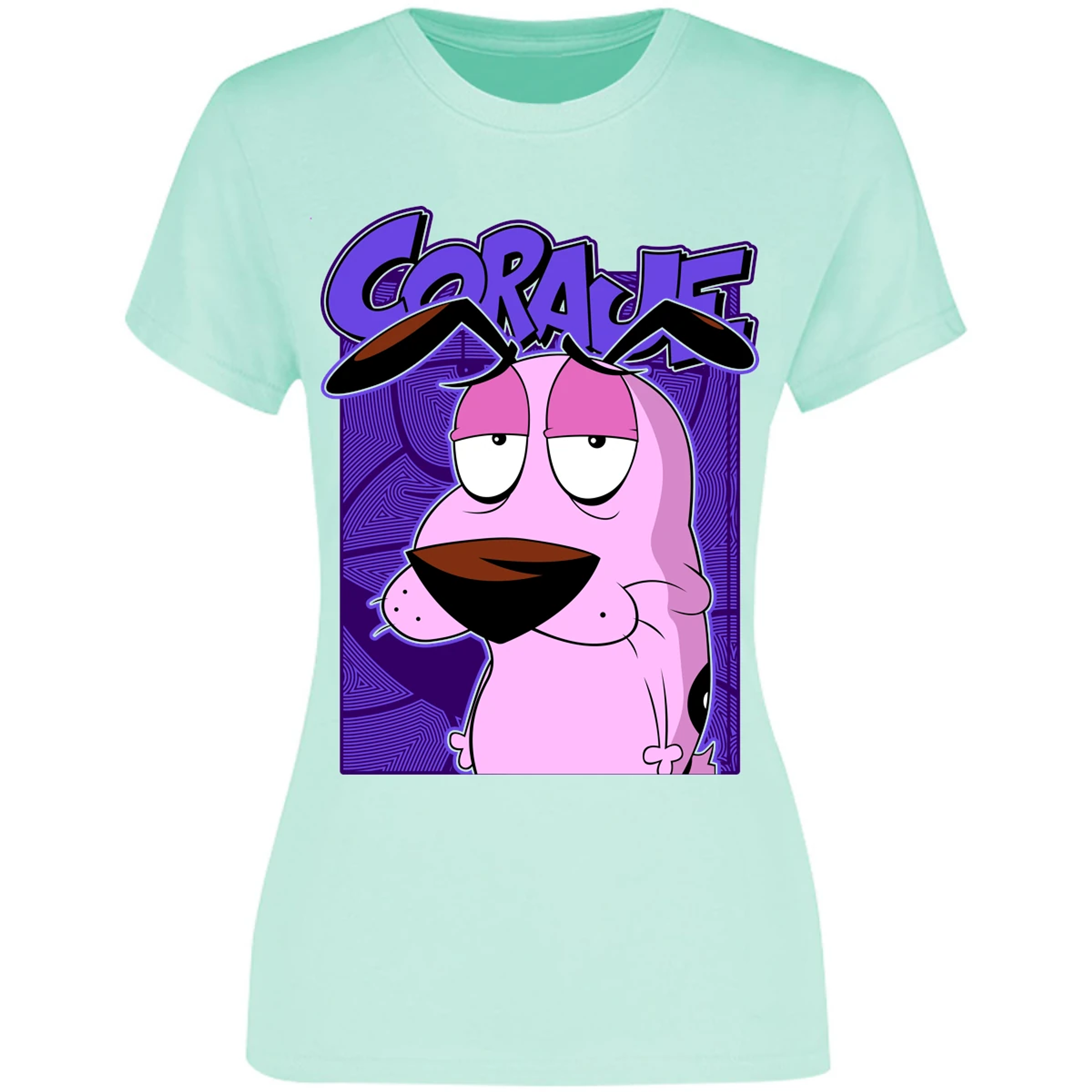 Blusa Coraje El Perro Cobarde Coraje Blusa para Mujer 1