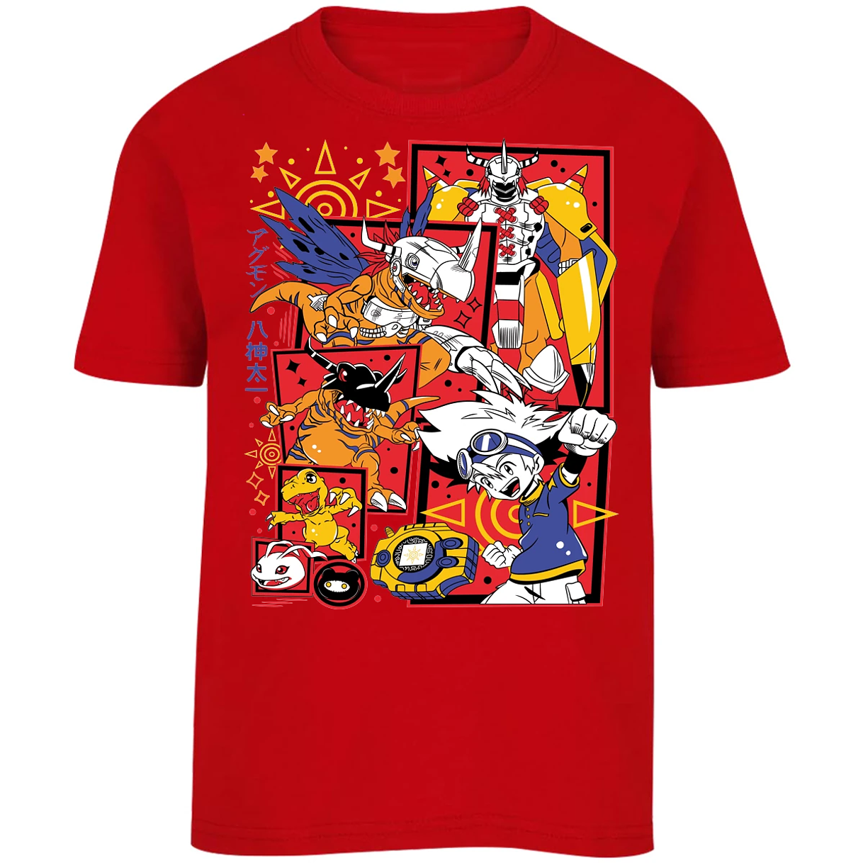 Playera Digimon Tai Anime para Niño 8