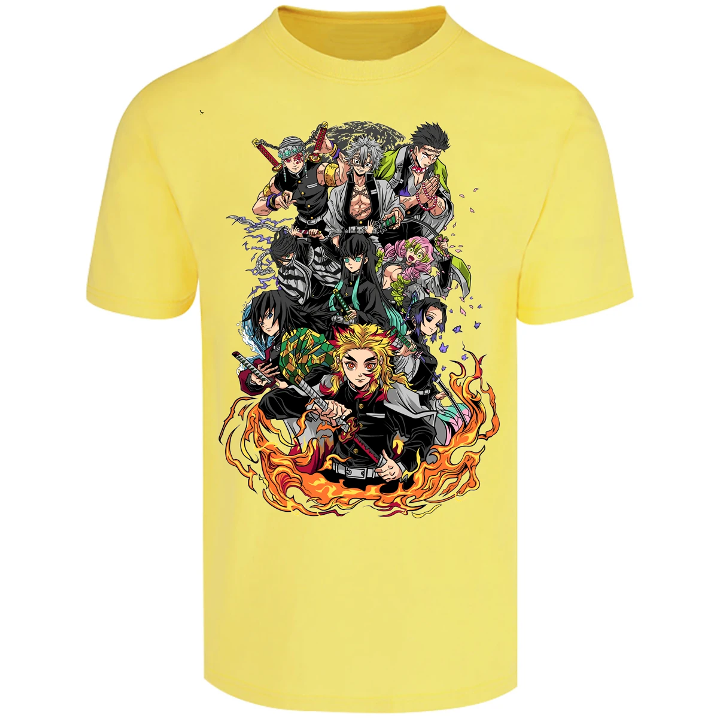 Playera Demon Slayer Pilares Kimetsu para Adulto 6
