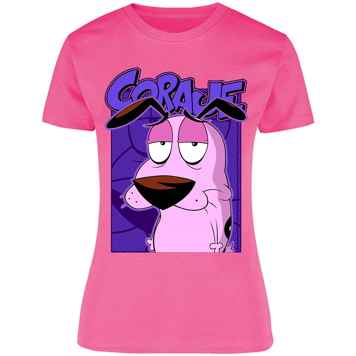 Blusa Coraje El Perro Cobarde Coraje Blusa para Mujer 7