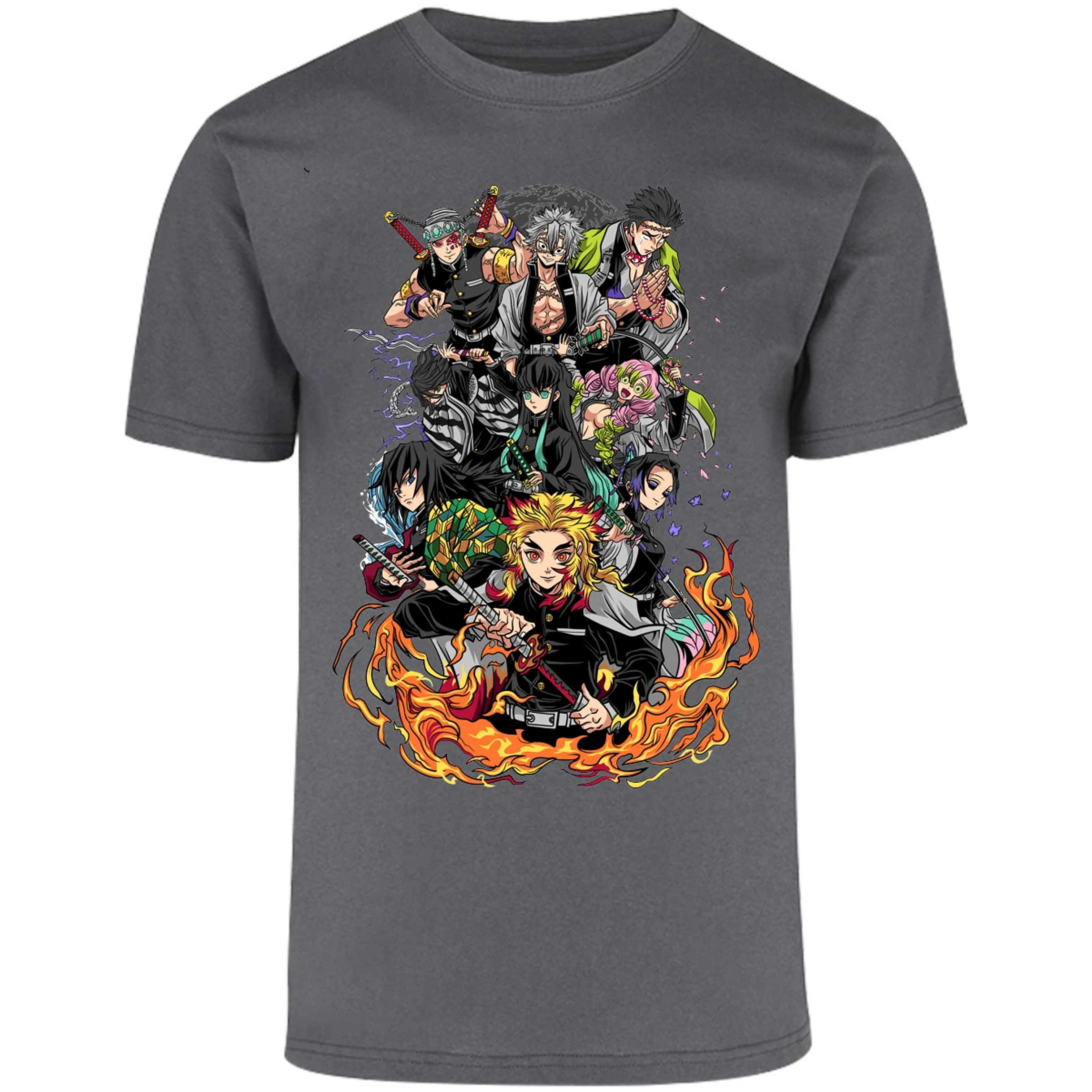 Playera Demon Slayer Pilares Kimetsu para Adulto 19