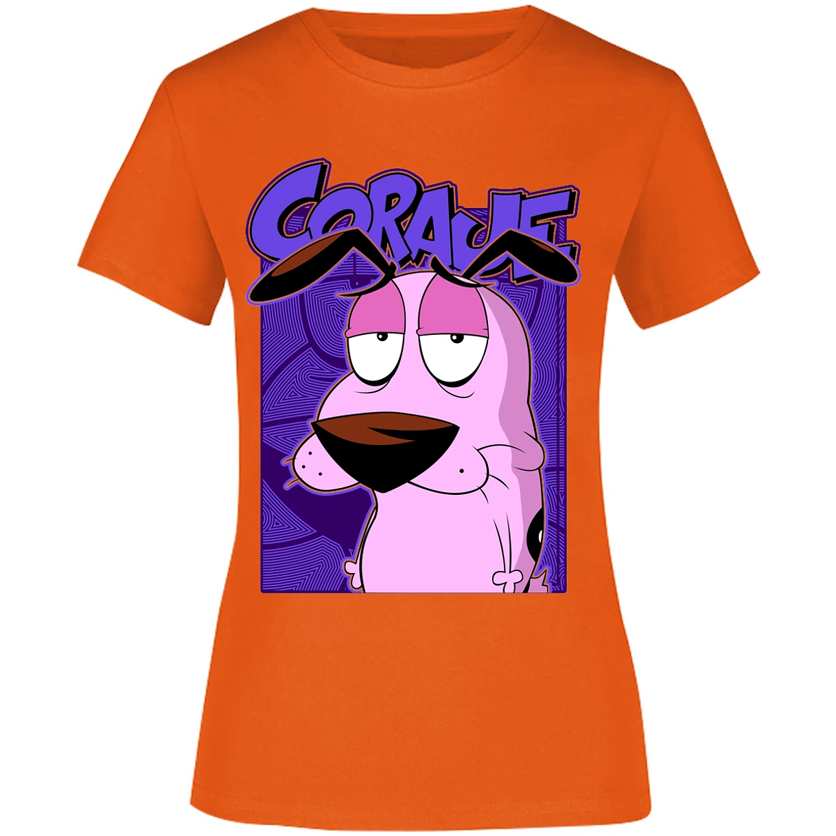 Blusa Coraje El Perro Cobarde Coraje Blusa para Mujer 4