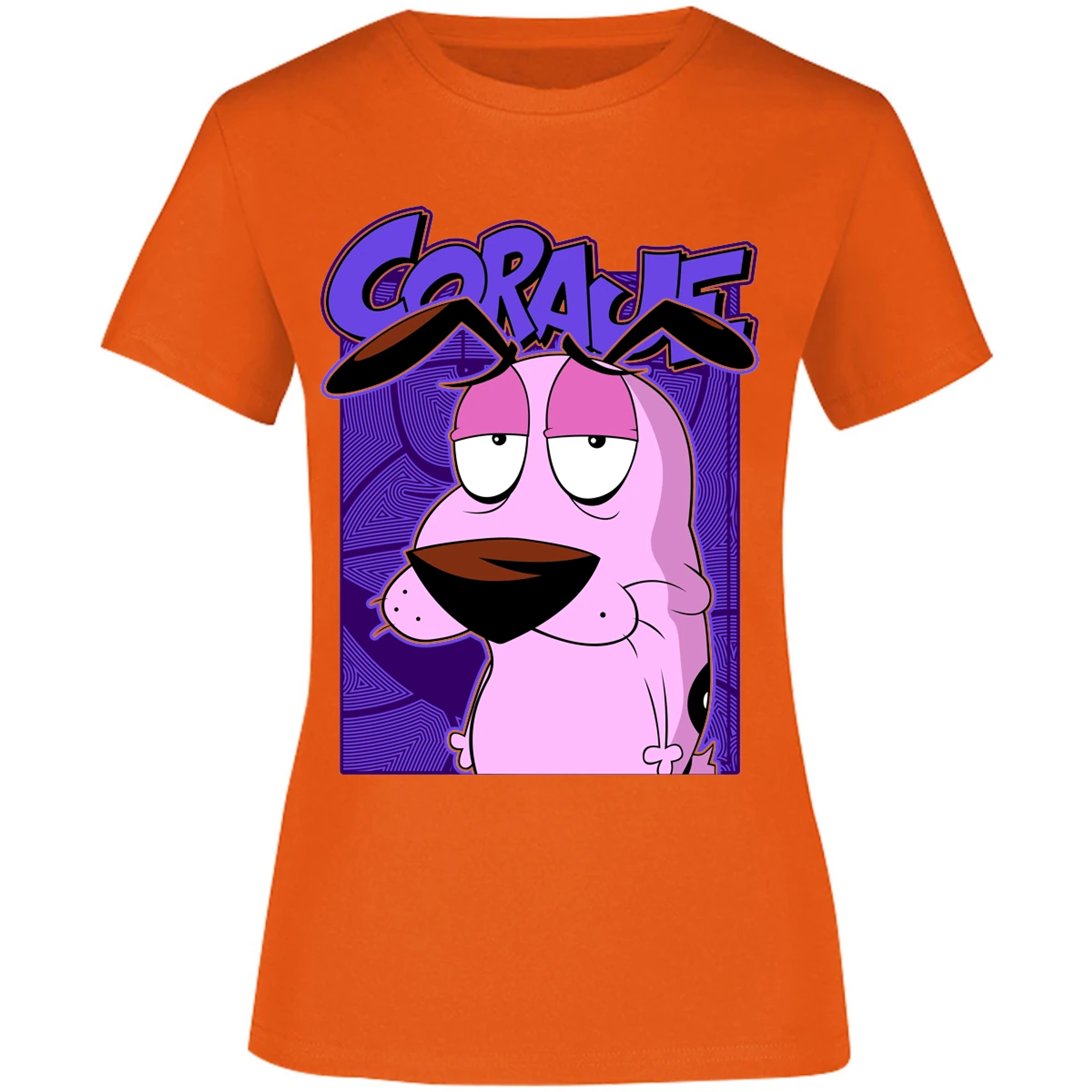 Blusa Coraje El Perro Cobarde Coraje Blusa para Mujer 4