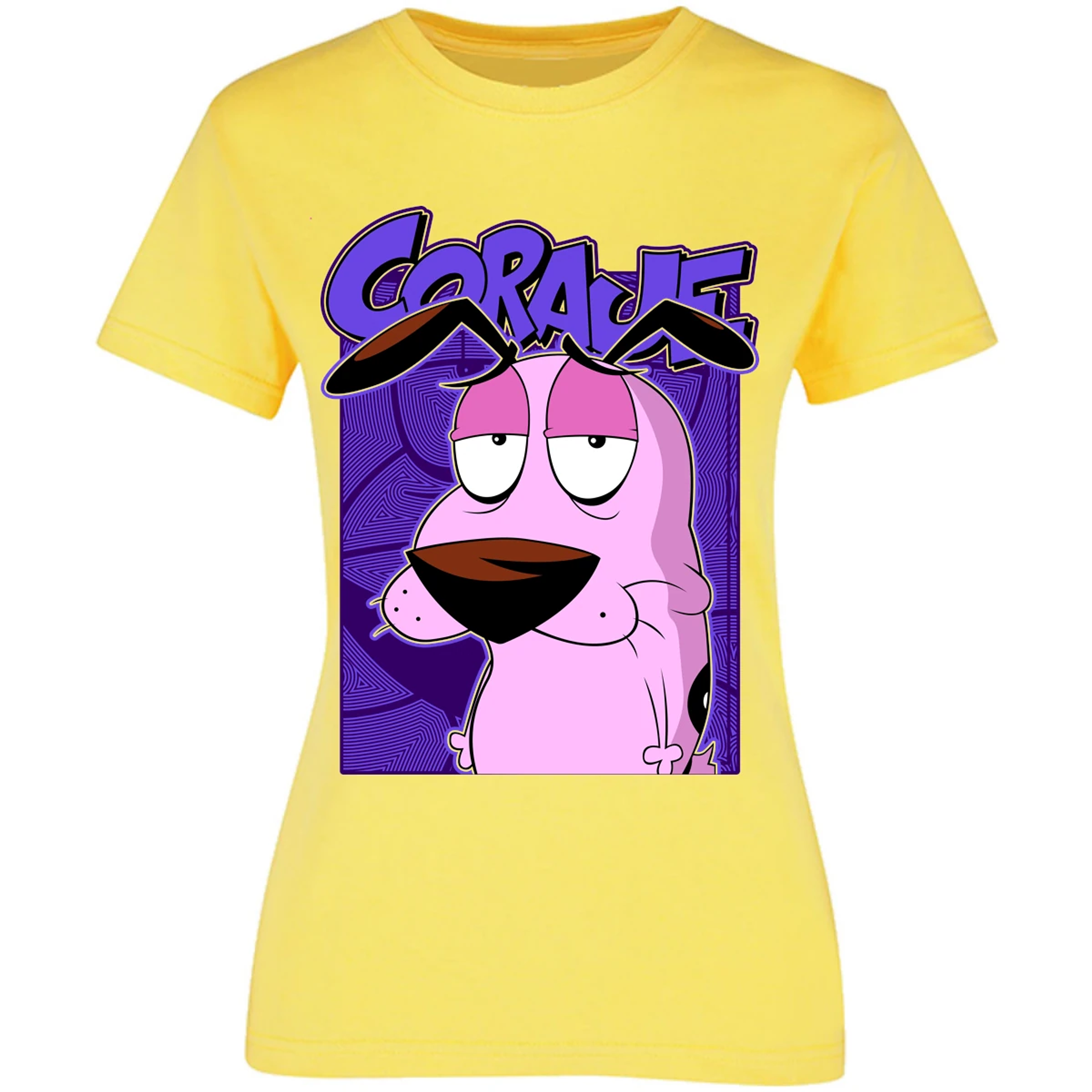 Blusa Coraje El Perro Cobarde Coraje Blusa para Mujer 9