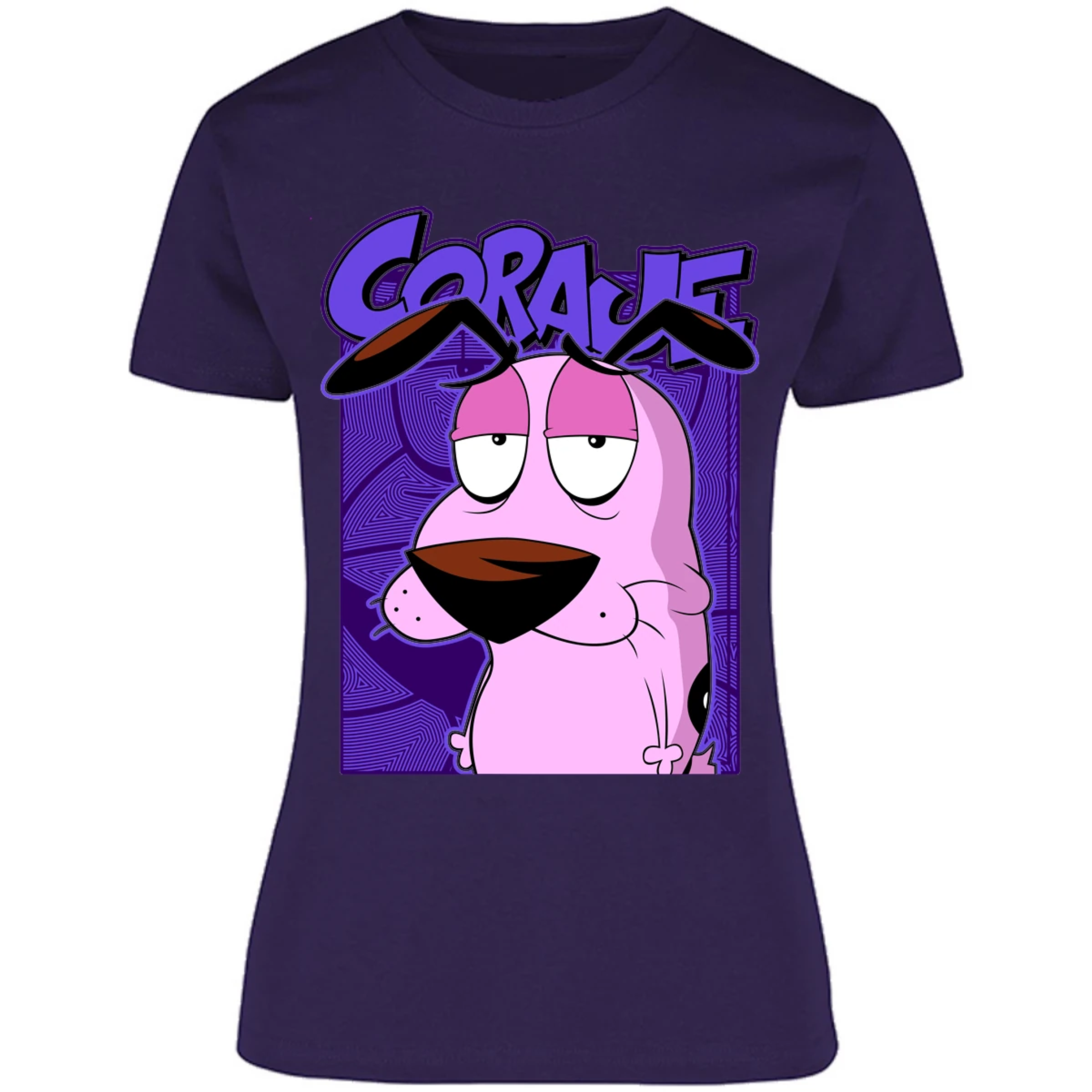 Blusa Coraje El Perro Cobarde Coraje Blusa para Mujer 14