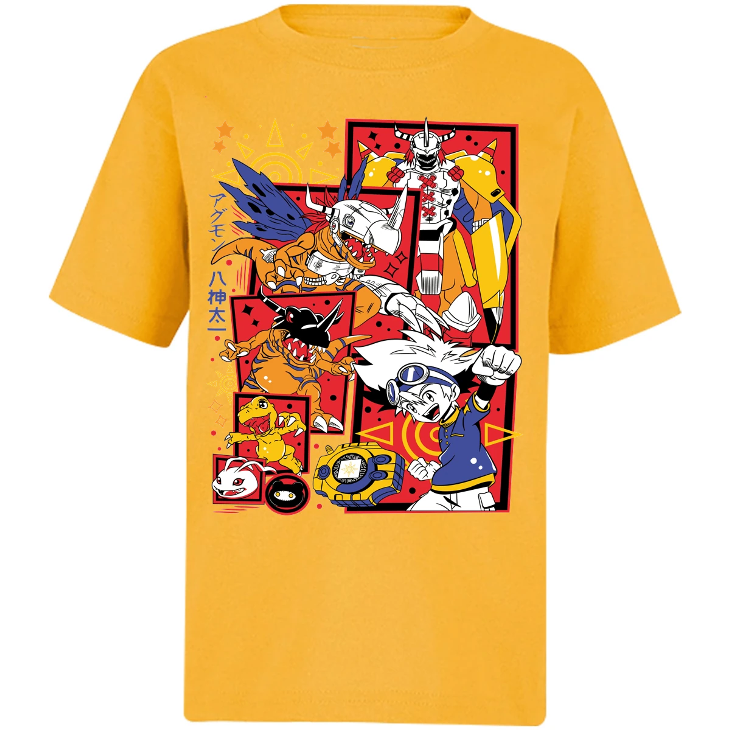 Playera Digimon Tai Anime para Niño 11