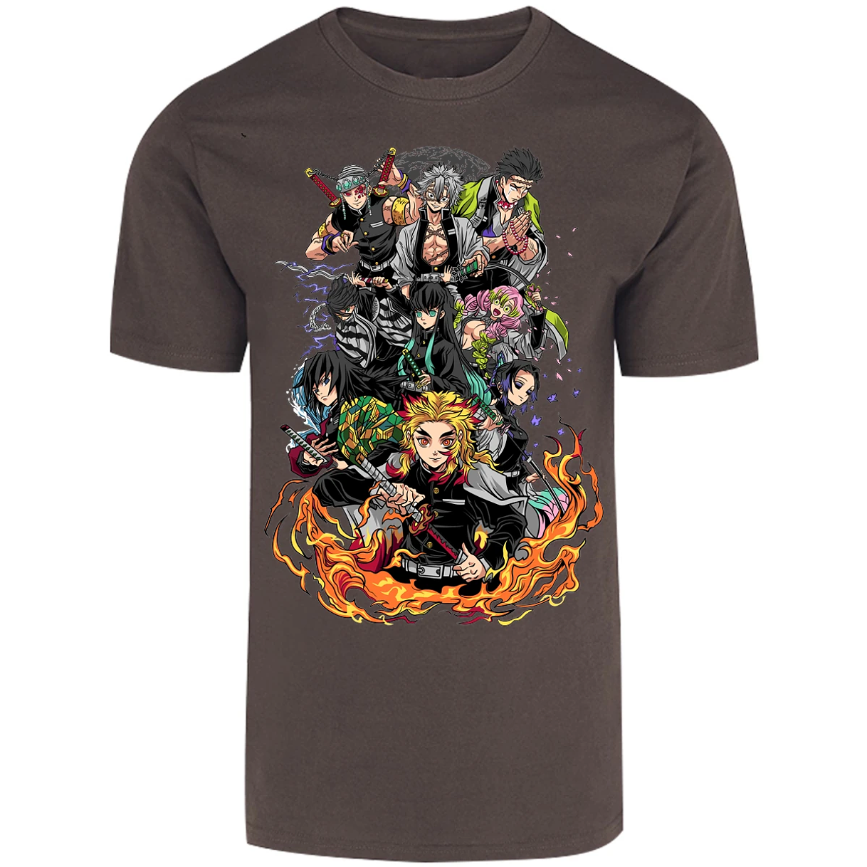 Playera Demon Slayer Pilares Kimetsu para Adulto 27