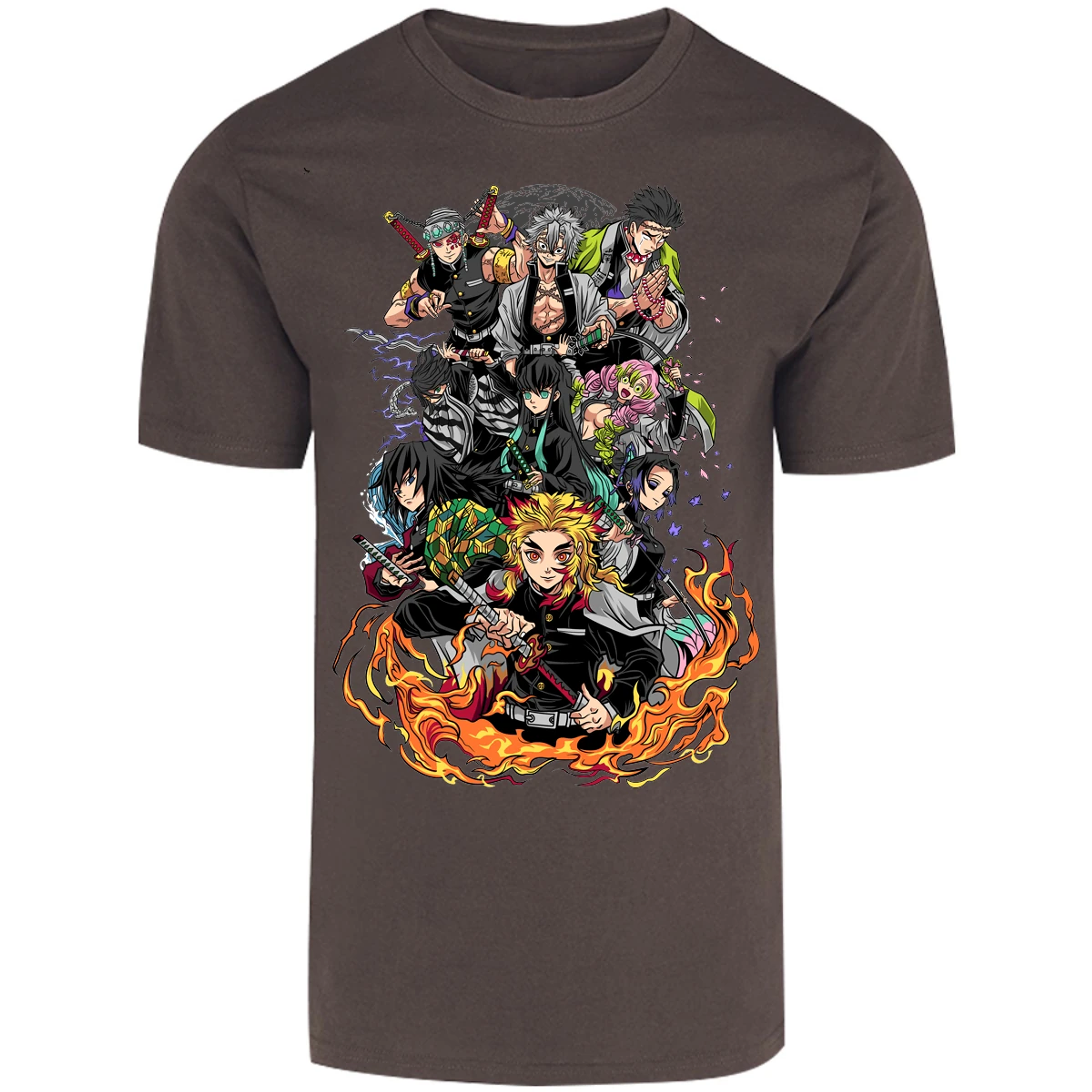 Playera Demon Slayer Pilares Kimetsu para Adulto 27