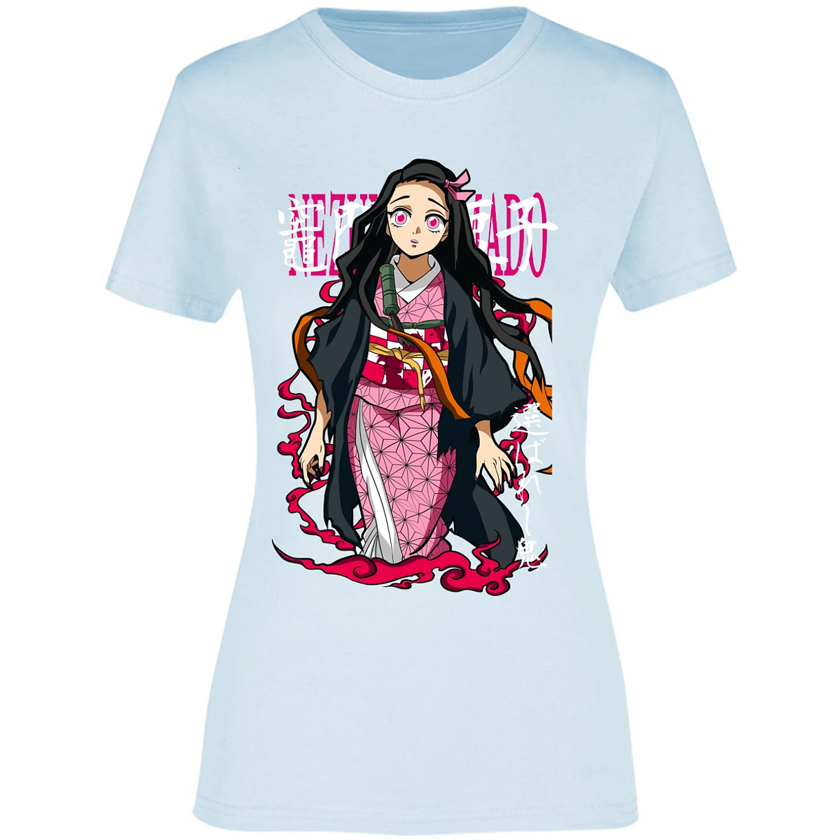 Blusa Demon Slayer Nezuko Sol Blusa para Mujer 4