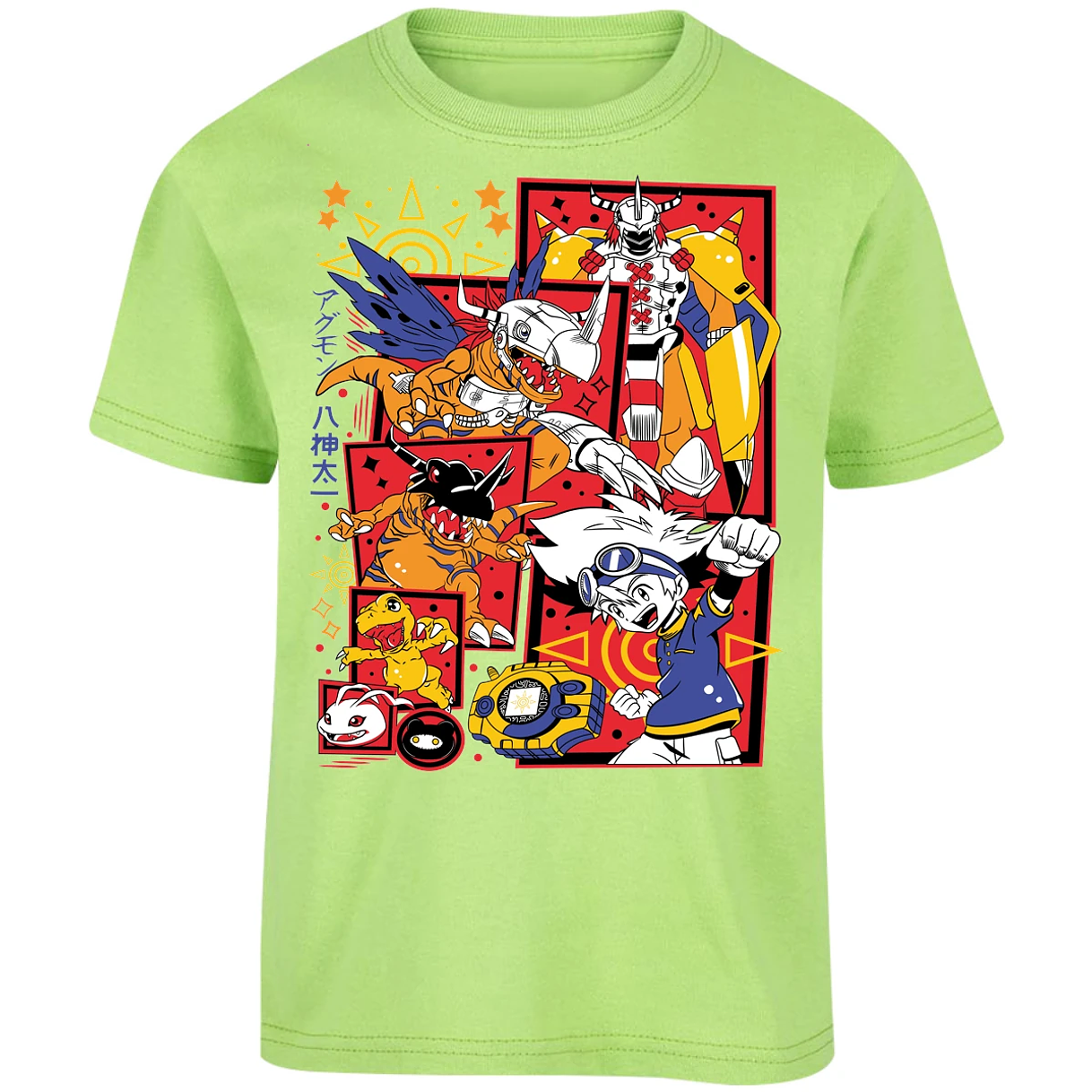 Playera Digimon Tai Anime para Niño 6