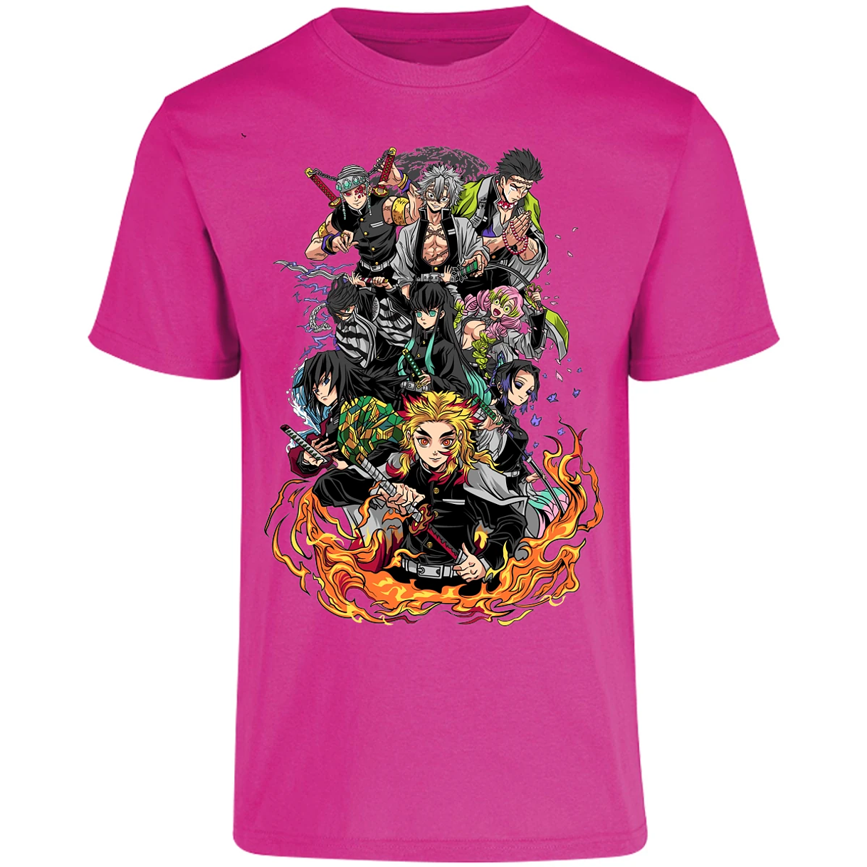 Playera Demon Slayer Pilares Kimetsu para Adulto 13