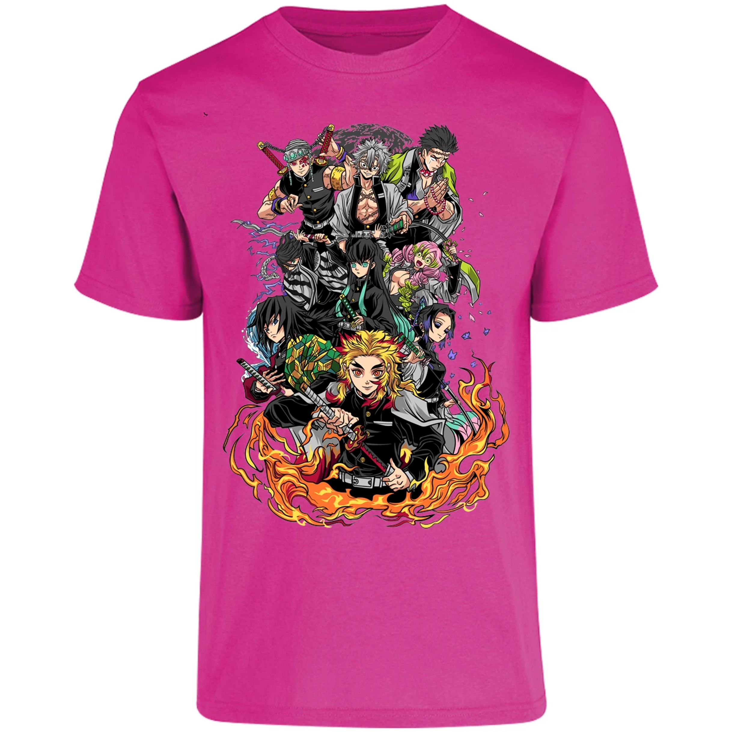 Playera Demon Slayer Pilares Kimetsu para Adulto 13