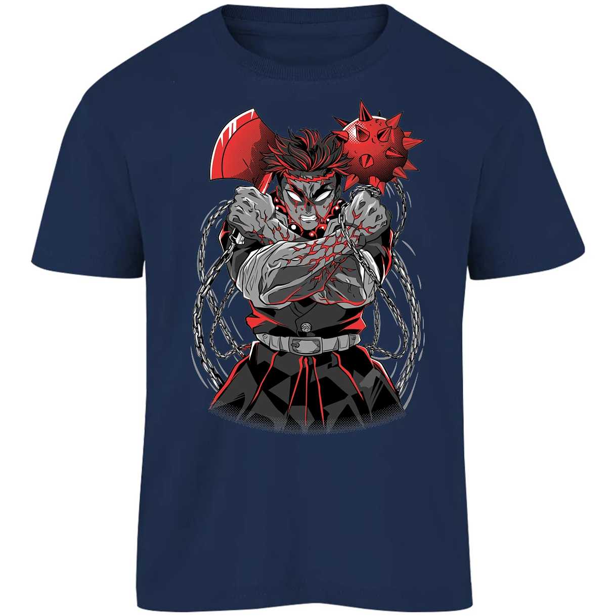 Playera Demon Slayer Gyomei Himejima para Niño 17