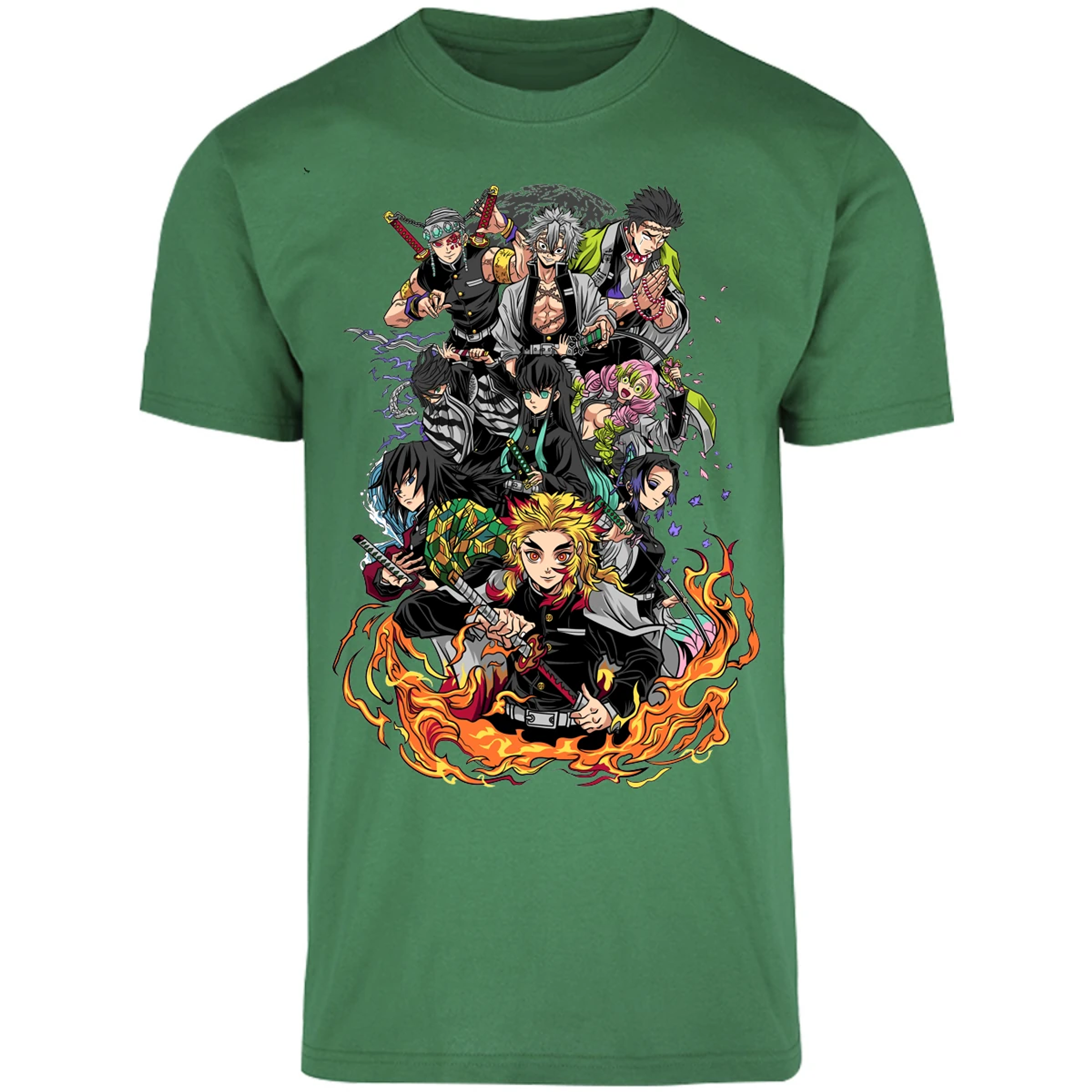 Playera Demon Slayer Pilares Kimetsu para Adulto 28