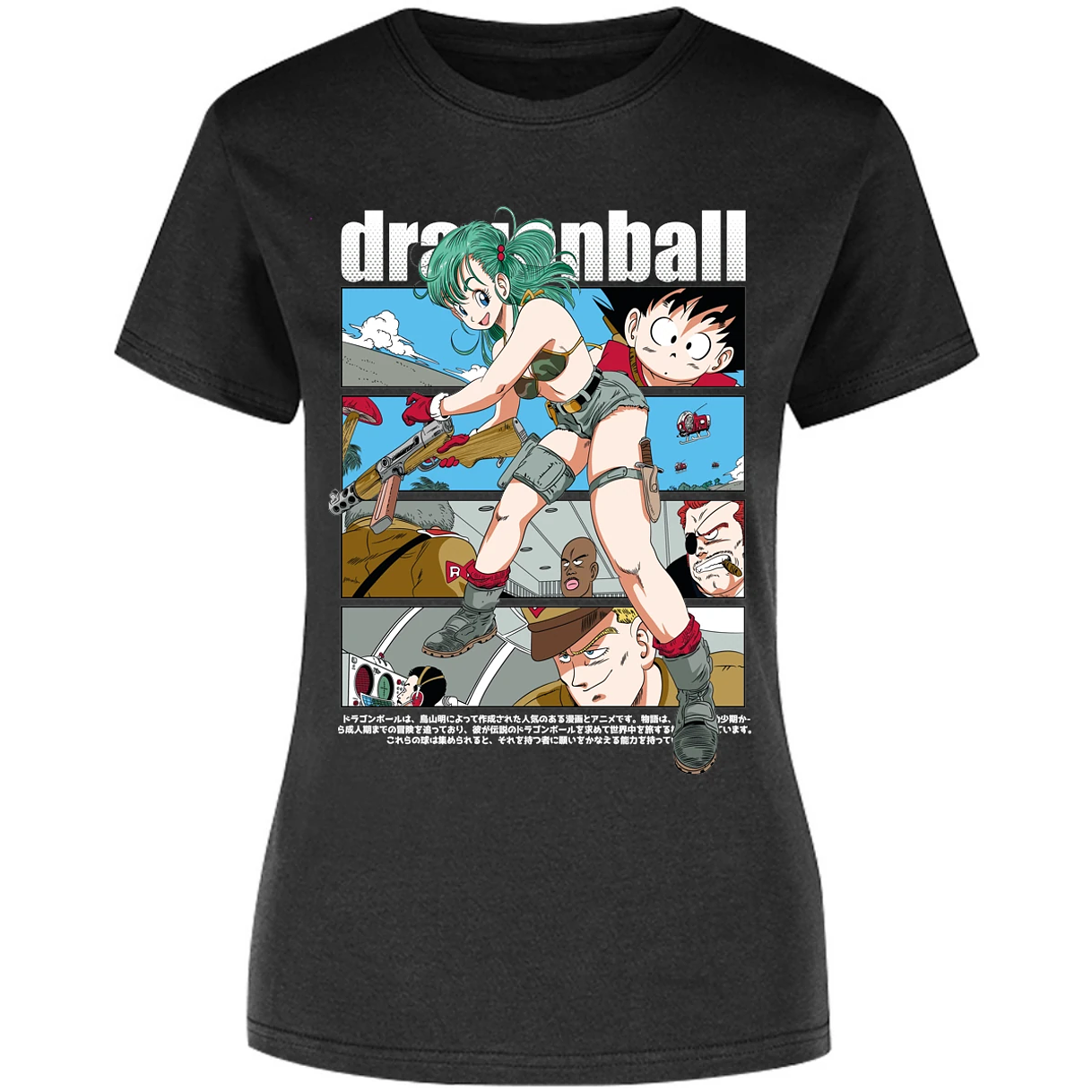 Blusa Dragon Ball Bulma Dragon Ball Blusa para Mujer 12