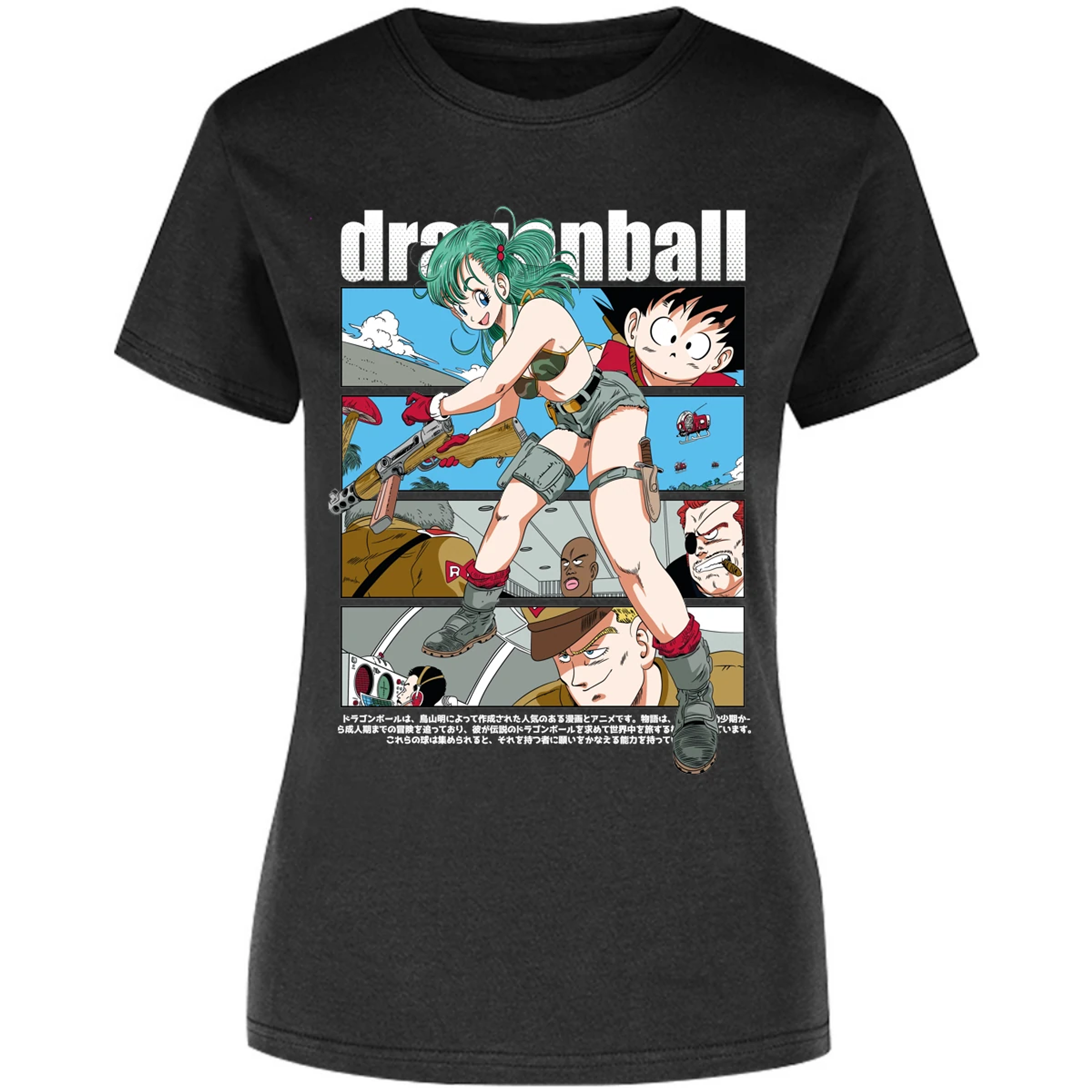 Blusa Dragon Ball Bulma Dragon Ball Blusa para Mujer 12
