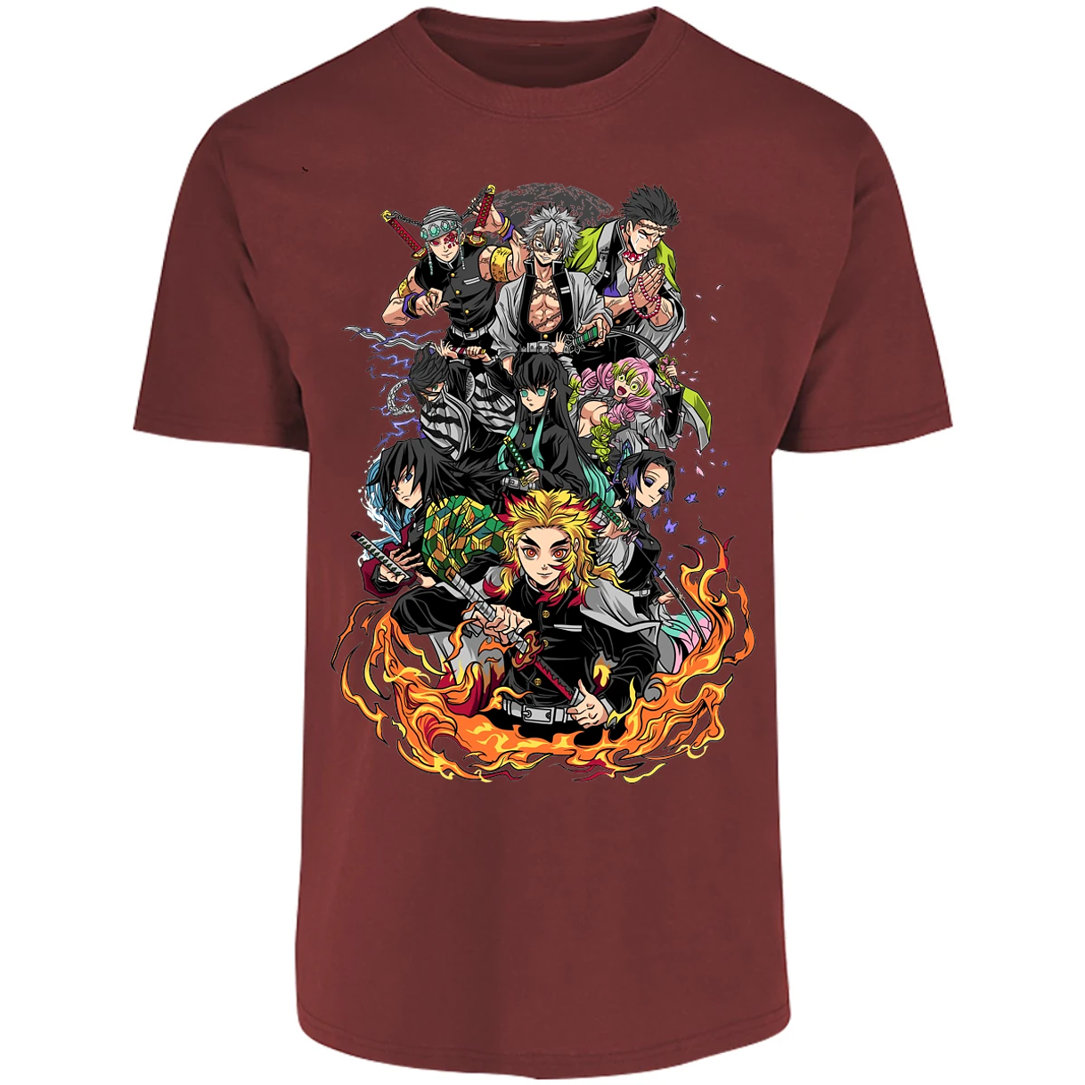 Playera Demon Slayer Pilares Kimetsu para Adulto 30