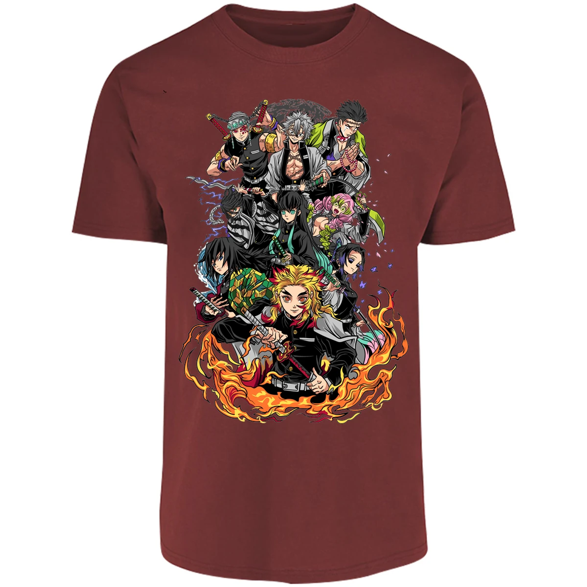 Playera Demon Slayer Pilares Kimetsu para Adulto 30