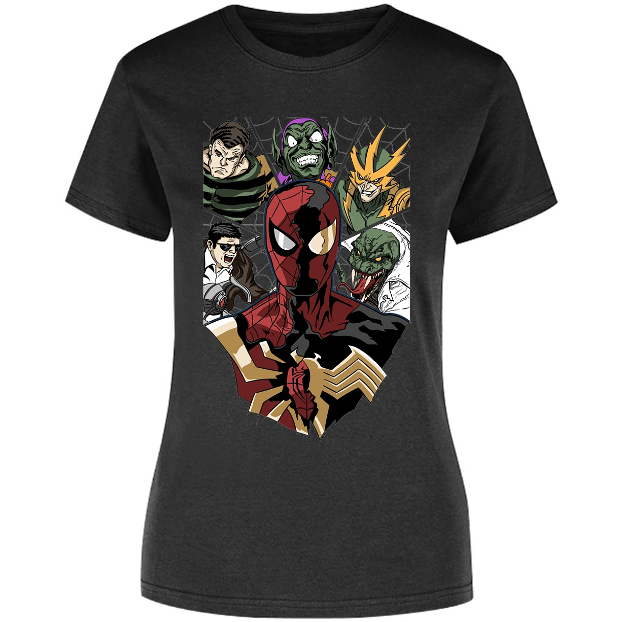 Blusa Es De Series Y Peliculas Spiderman Vs Villanos Blusa para Mujer 1