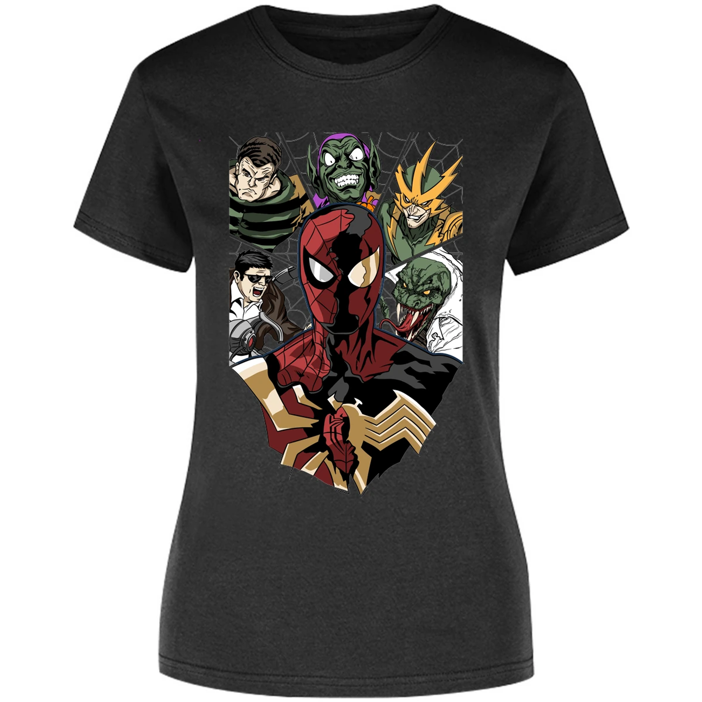 Blusa Es De Series Y Peliculas Spiderman Vs Villanos Blusa para Mujer 1