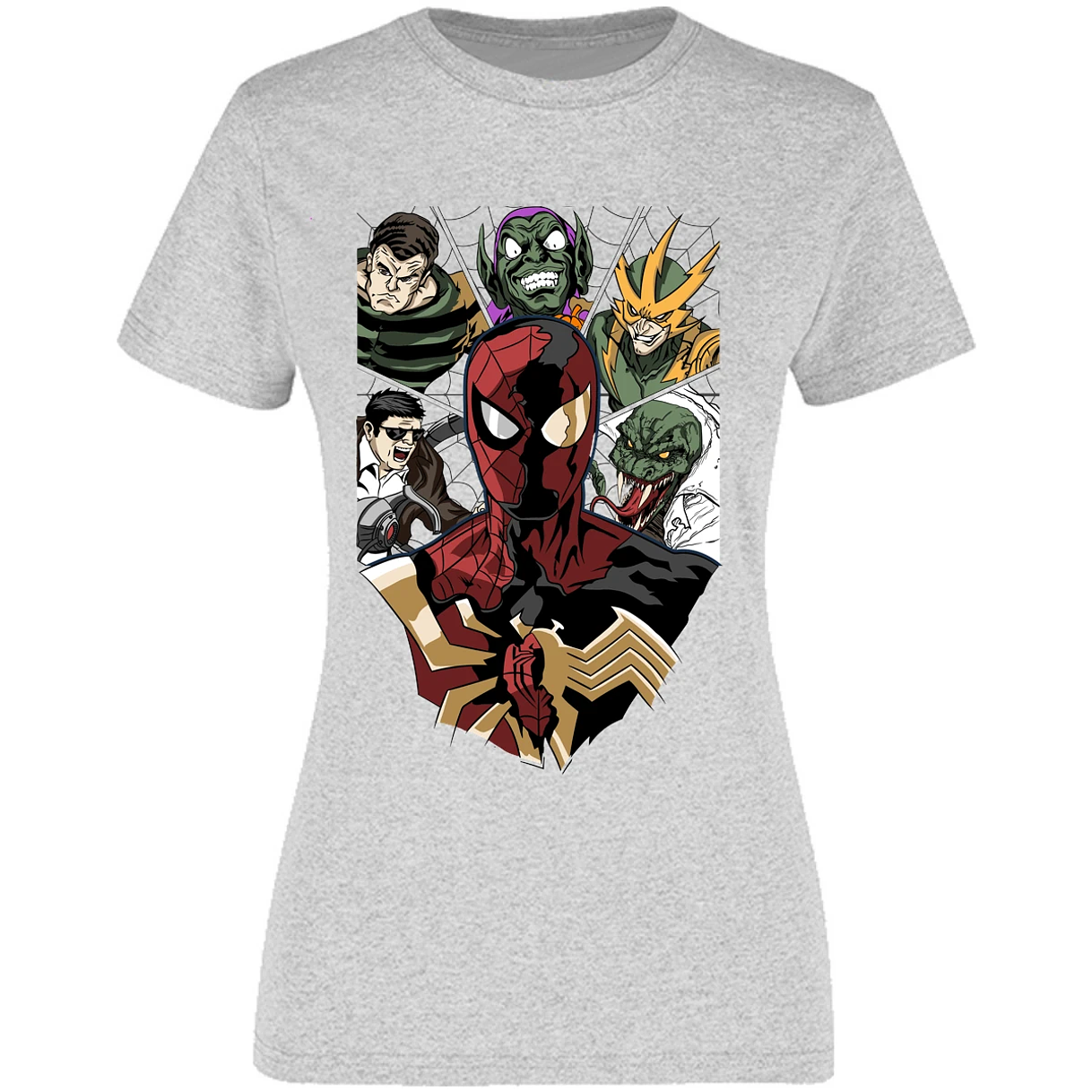 Blusa Es De Series Y Peliculas Spiderman Vs Villanos Blusa para Mujer 12