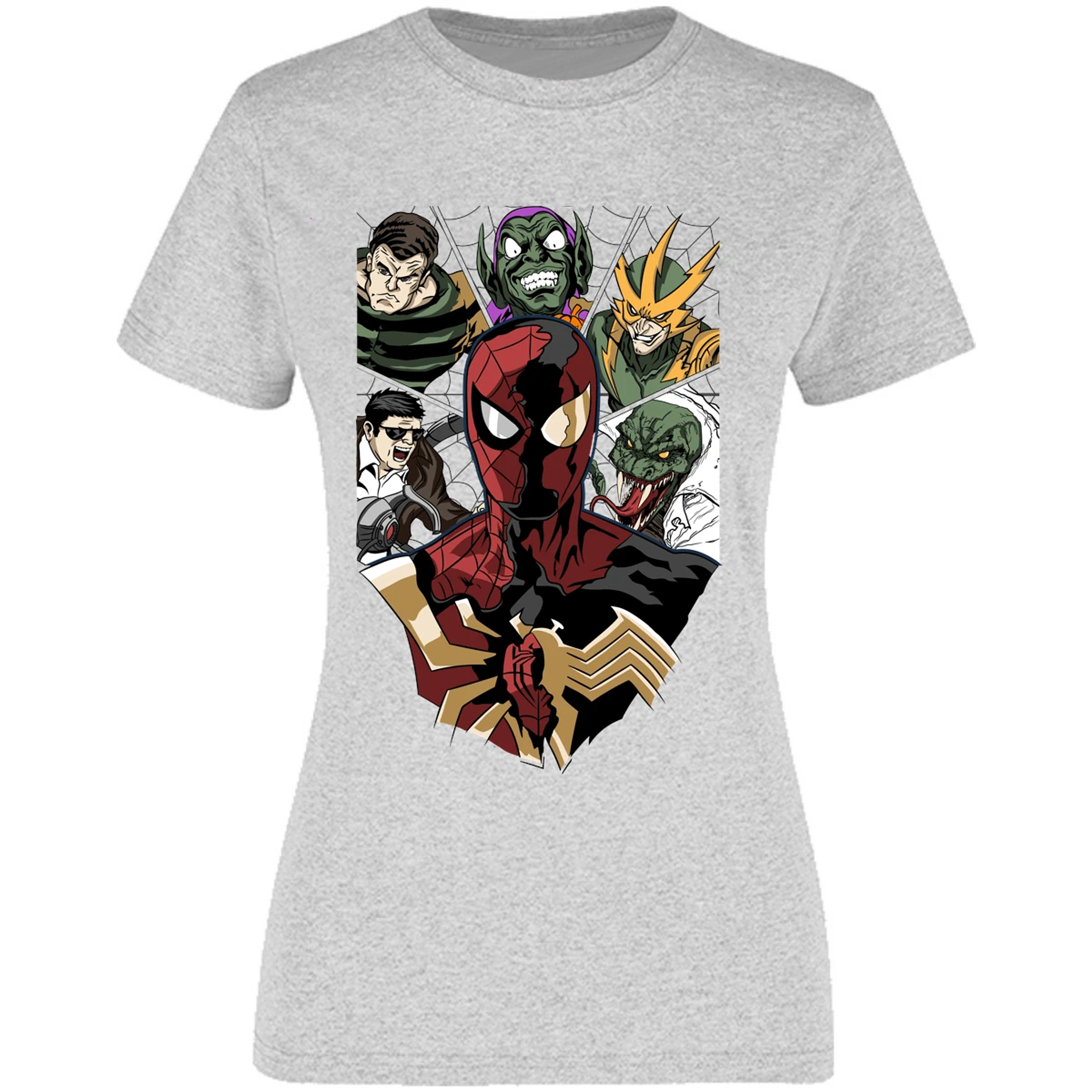 Blusa Es De Series Y Peliculas Spiderman Vs Villanos Blusa para Mujer 12