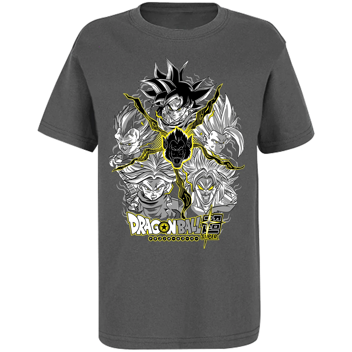 Playera Dragon Ball Saiyans para Niño 1