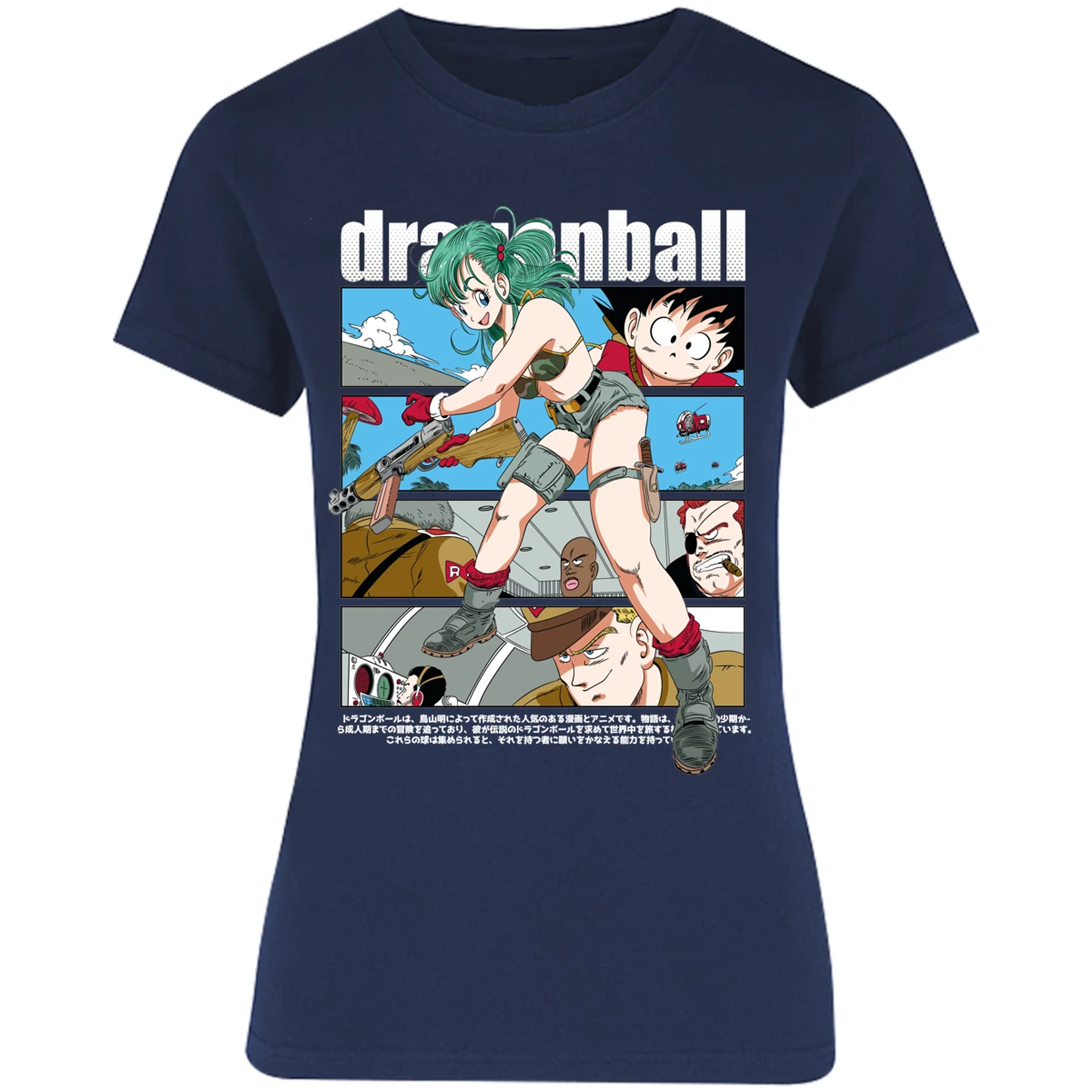 Blusa Dragon Ball Bulma Dragon Ball Blusa para Mujer 13