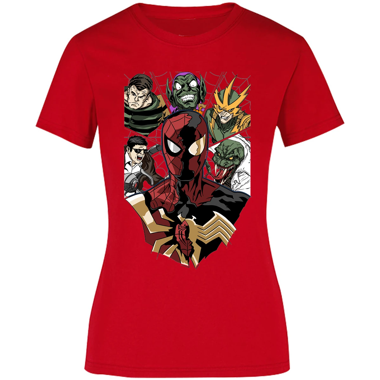 Blusa Es De Series Y Peliculas Spiderman Vs Villanos Blusa para Mujer 10