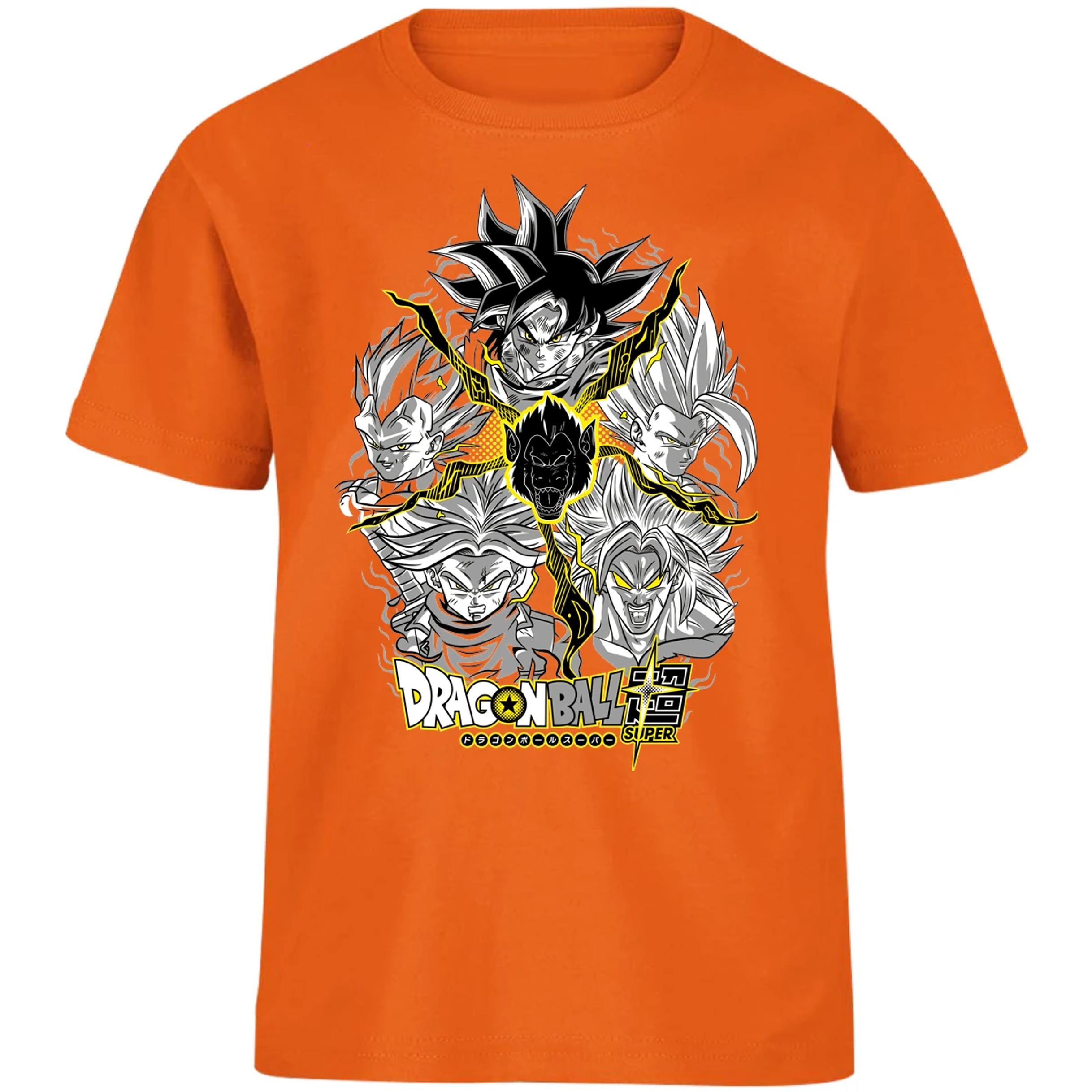 Playera Dragon Ball Saiyans para Niño 5