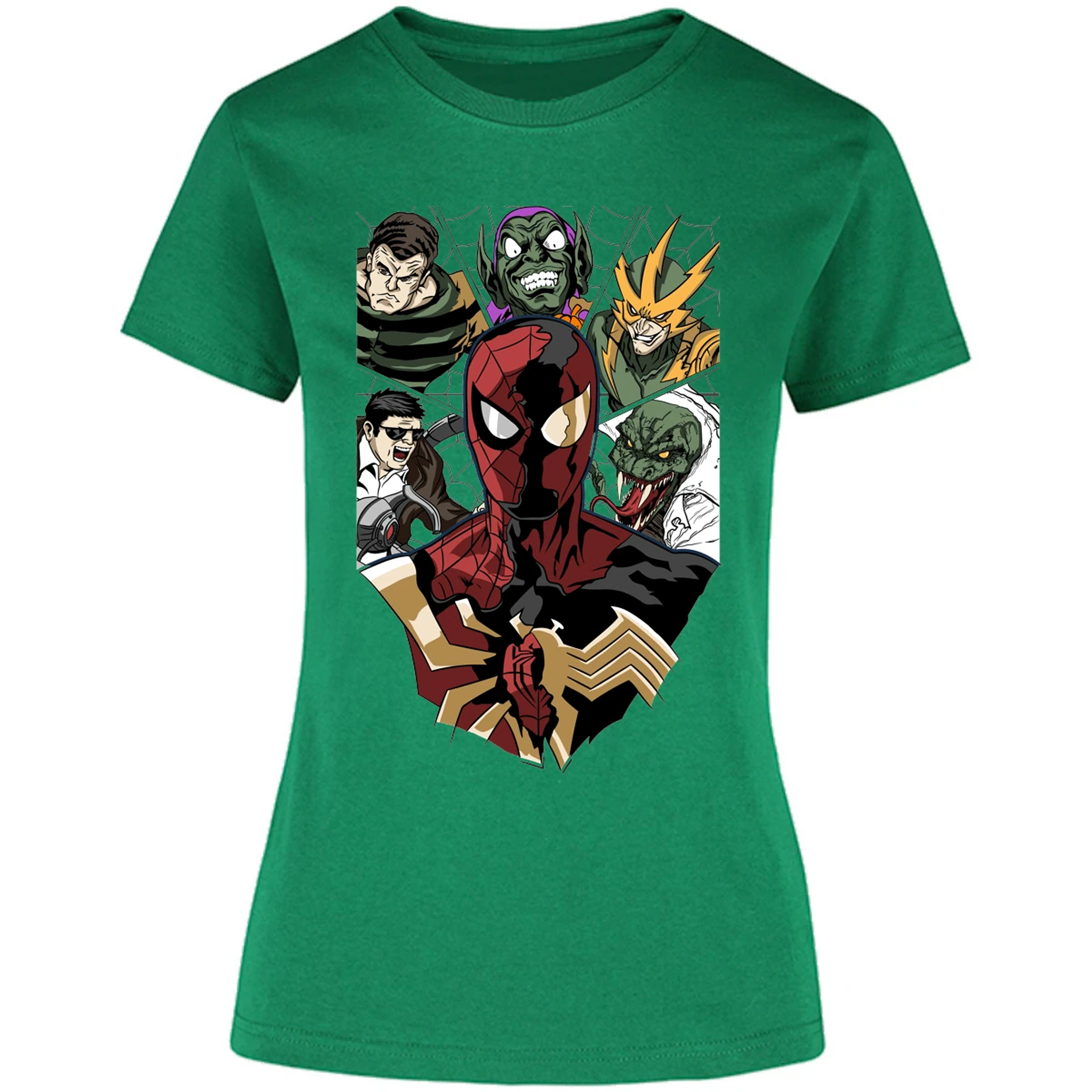Blusa Es De Series Y Peliculas Spiderman Vs Villanos Blusa para Mujer 11