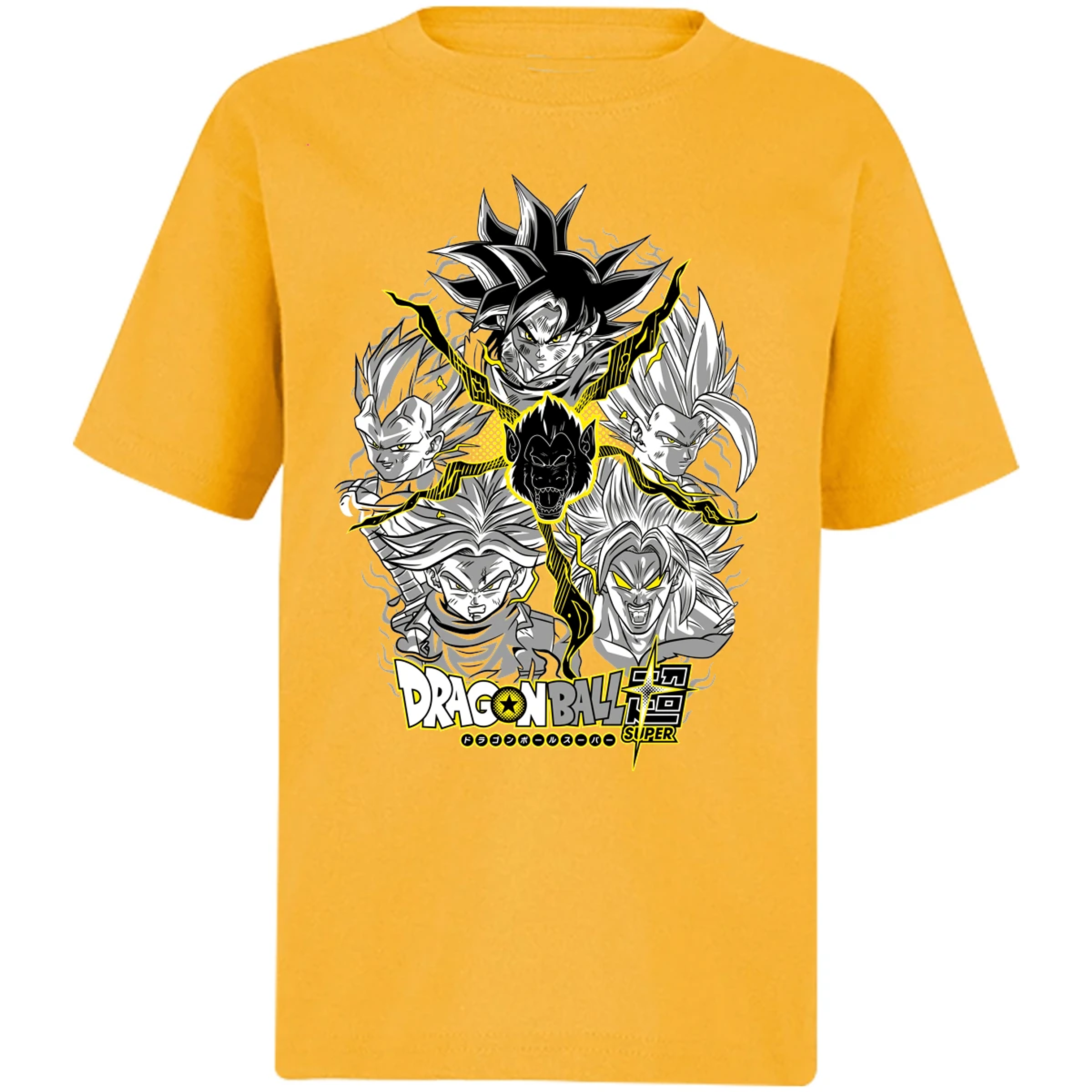 Playera Dragon Ball Saiyans para Niño 12