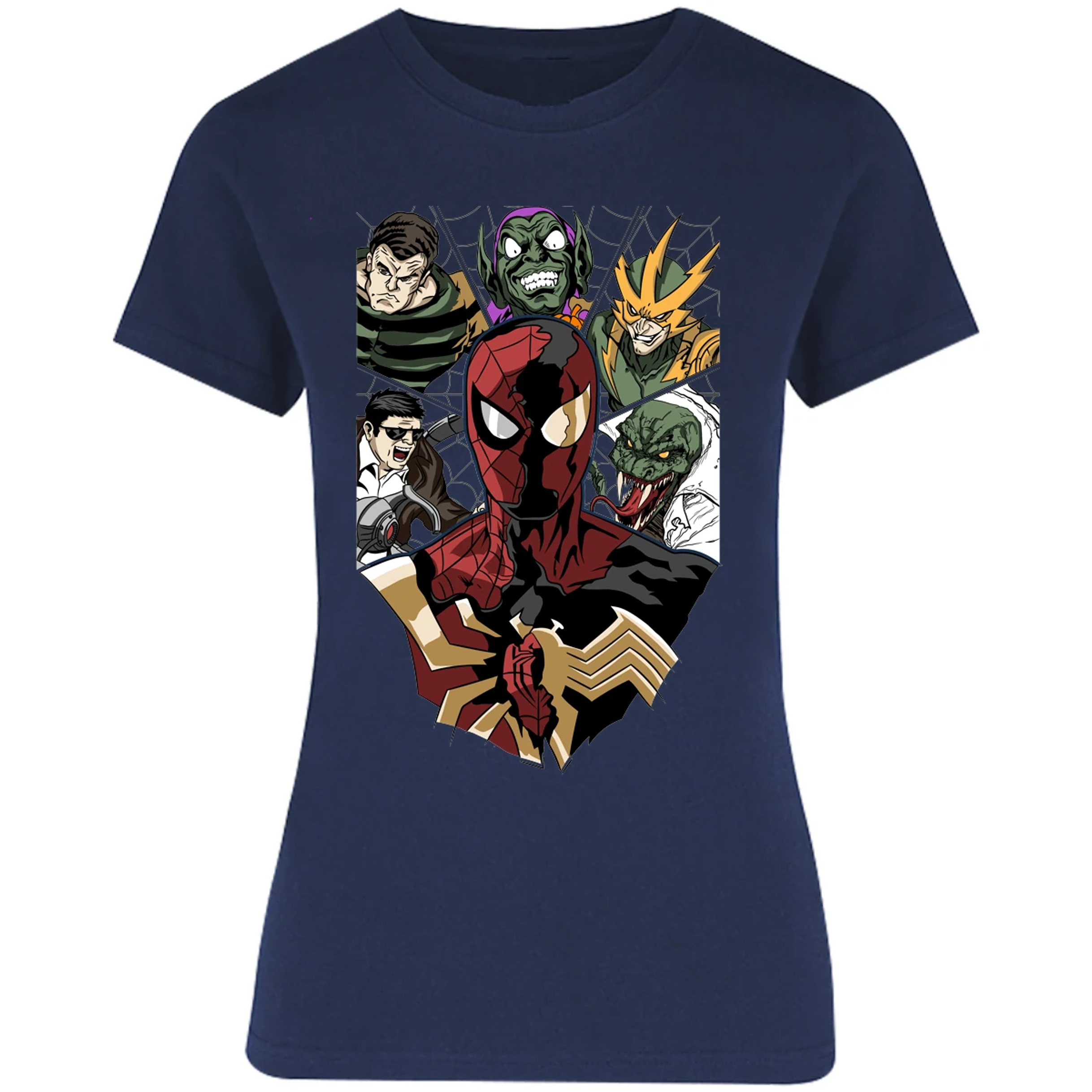 Blusa Es De Series Y Peliculas Spiderman Vs Villanos Blusa para Mujer 5