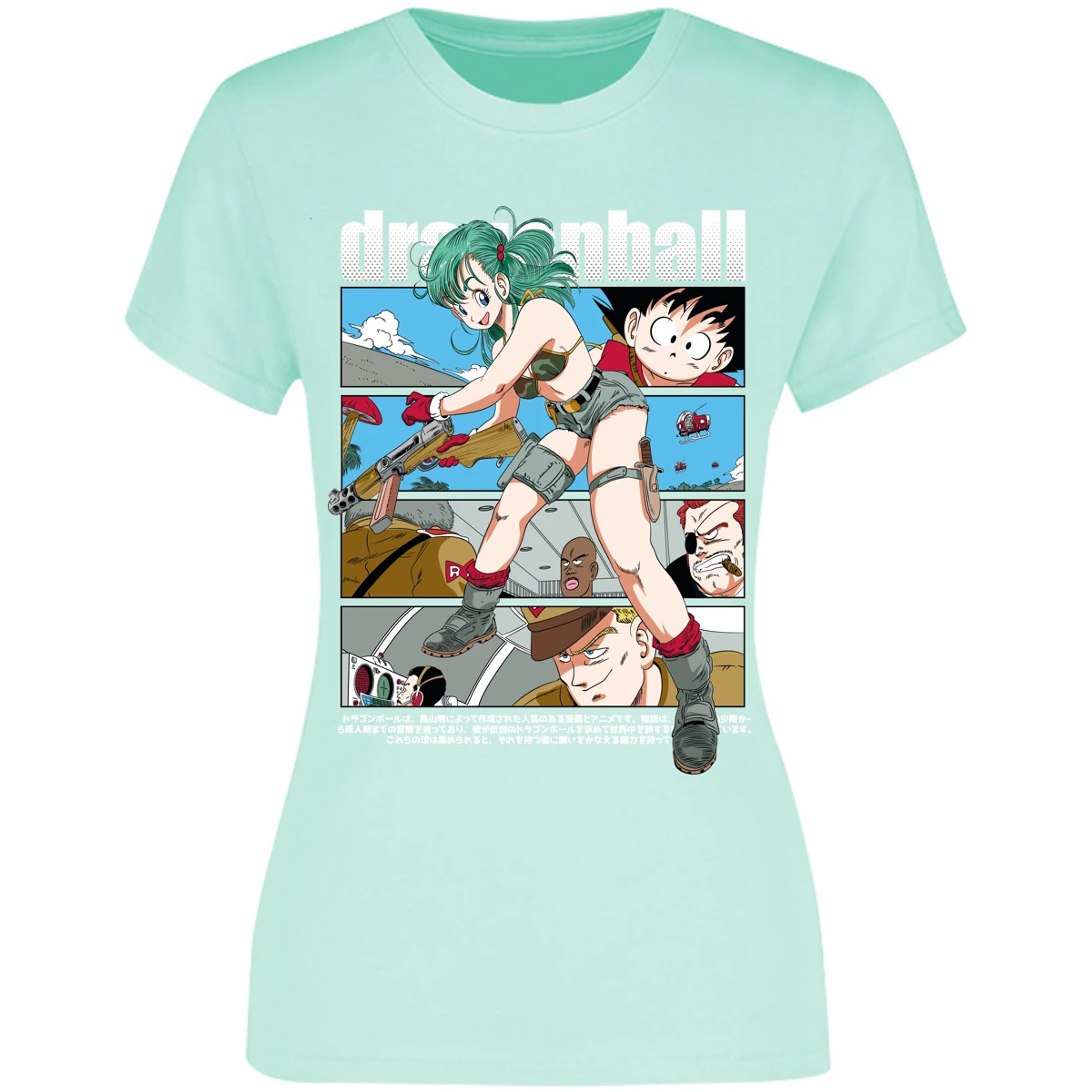 Blusa Dragon Ball Bulma Dragon Ball Blusa para Mujer 14