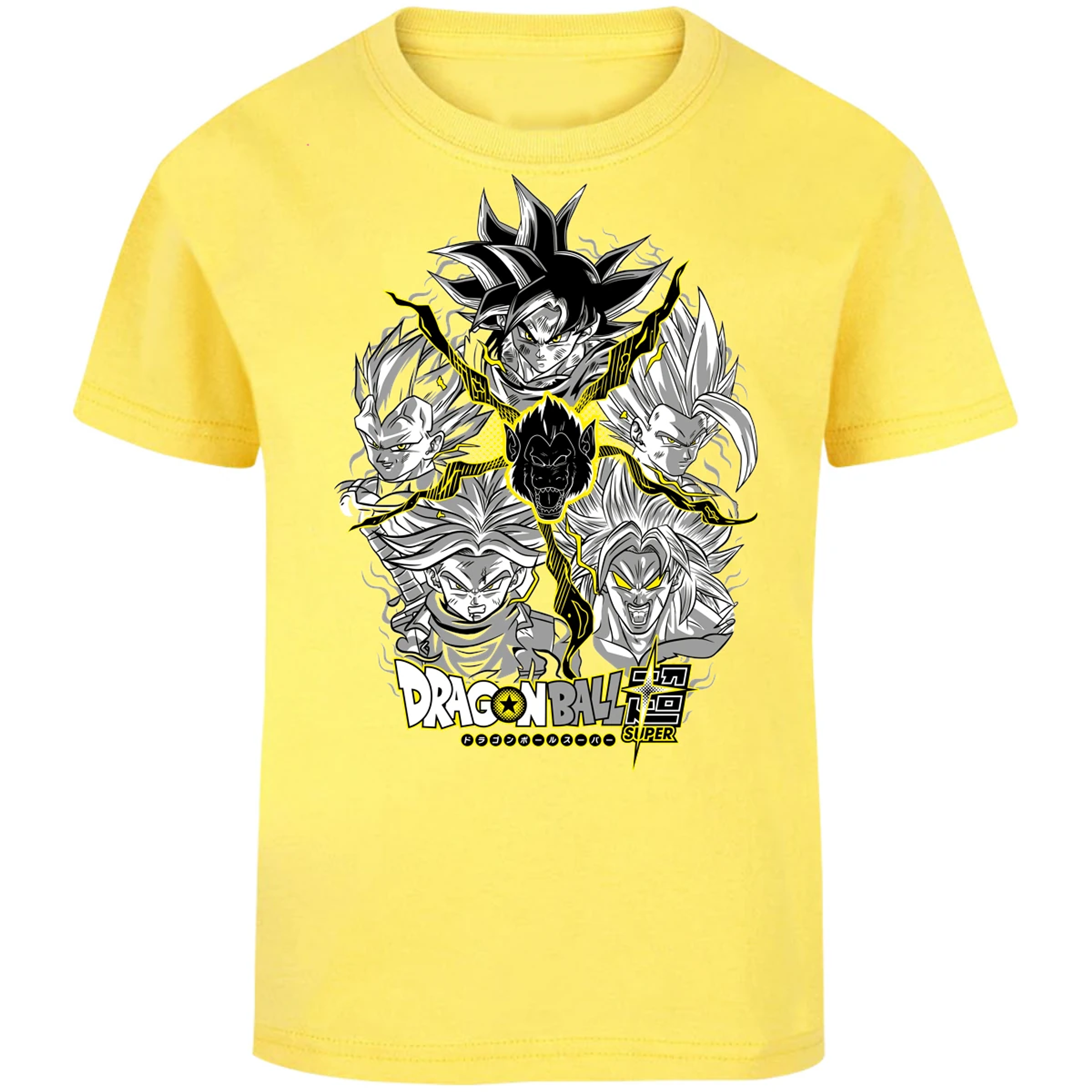 Playera Dragon Ball Saiyans para Niño 8