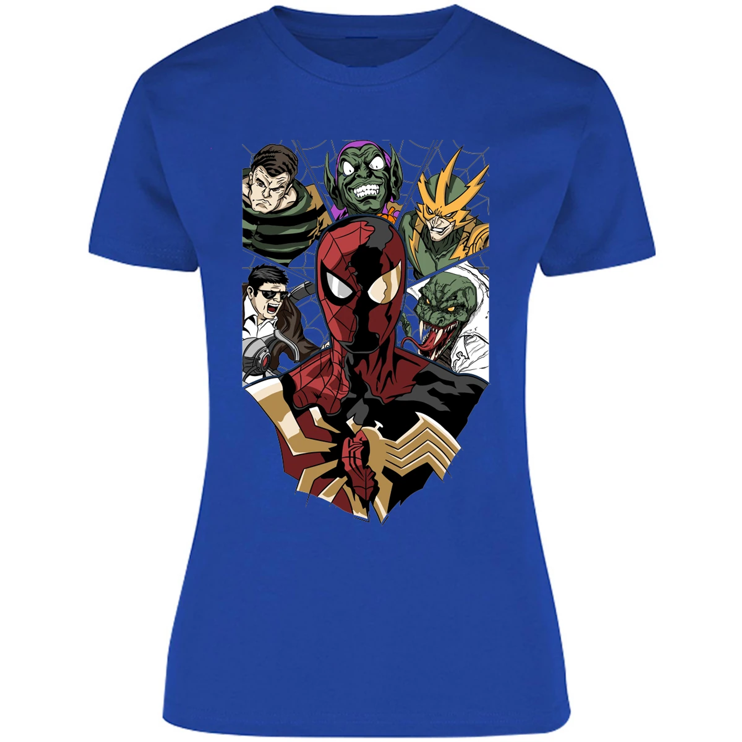 Blusa Es De Series Y Peliculas Spiderman Vs Villanos Blusa para Mujer 3