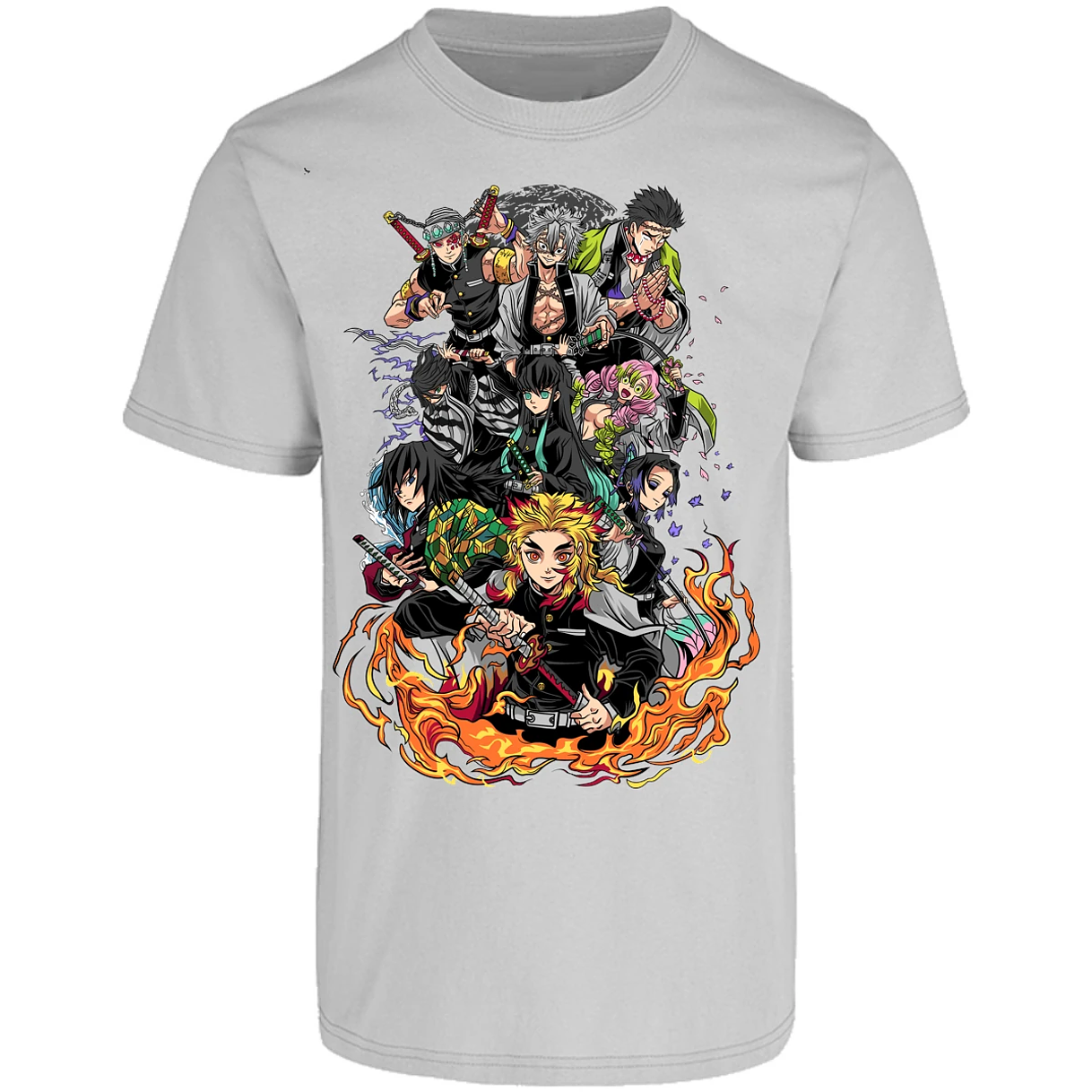 Playera Demon Slayer Pilares Kimetsu para Adulto 1