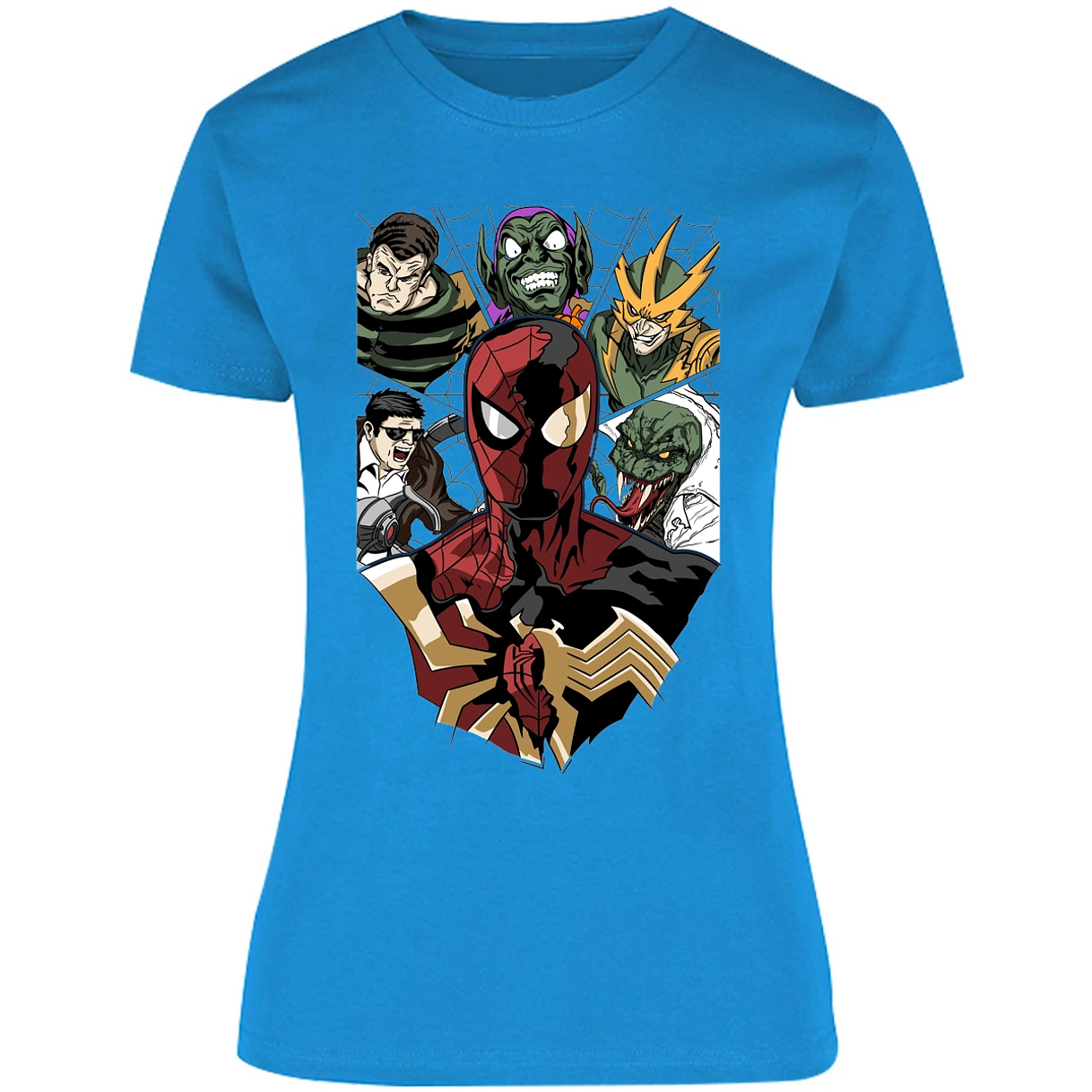 Blusa Es De Series Y Peliculas Spiderman Vs Villanos Blusa para Mujer 13