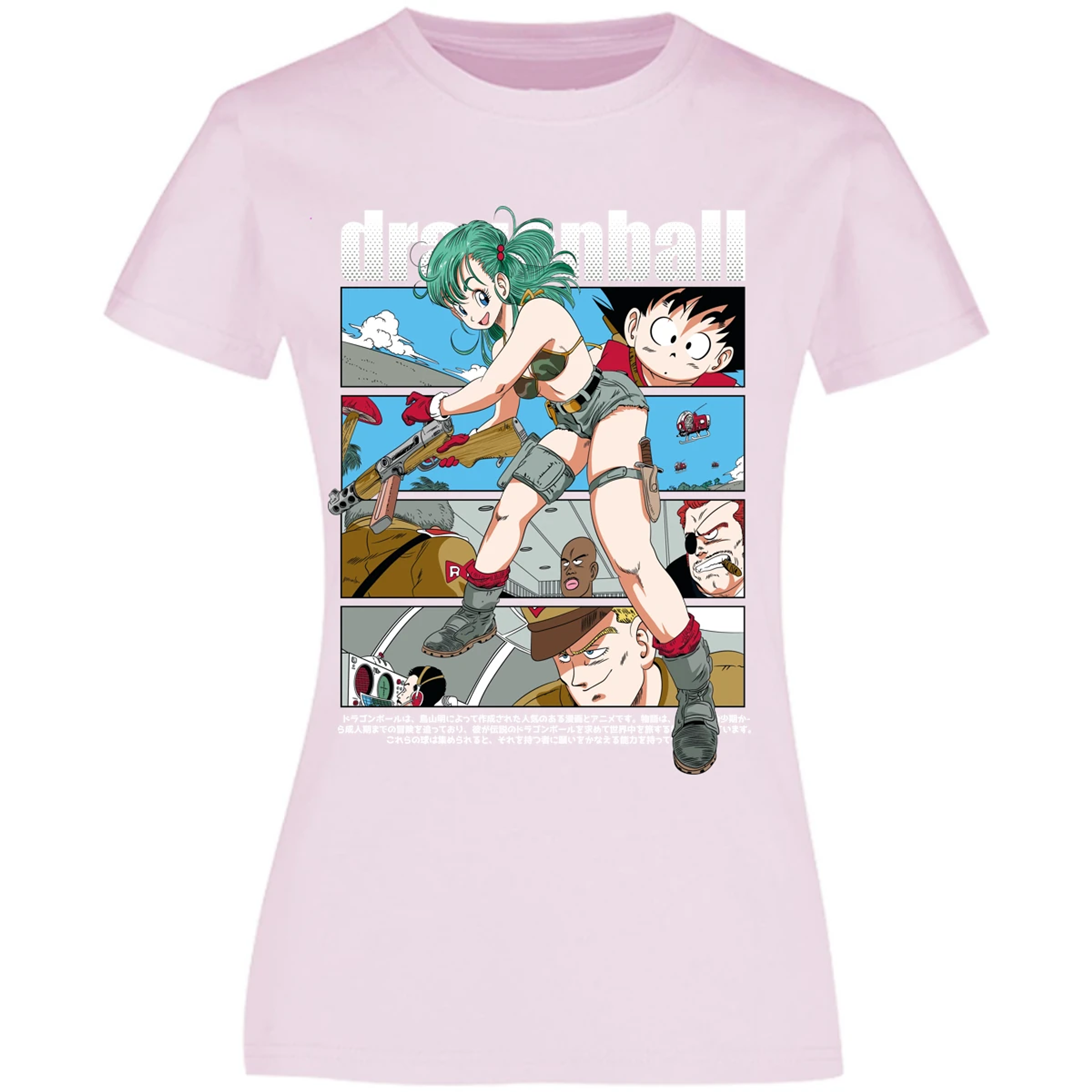 Blusa Dragon Ball Bulma Dragon Ball Blusa para Mujer 4
