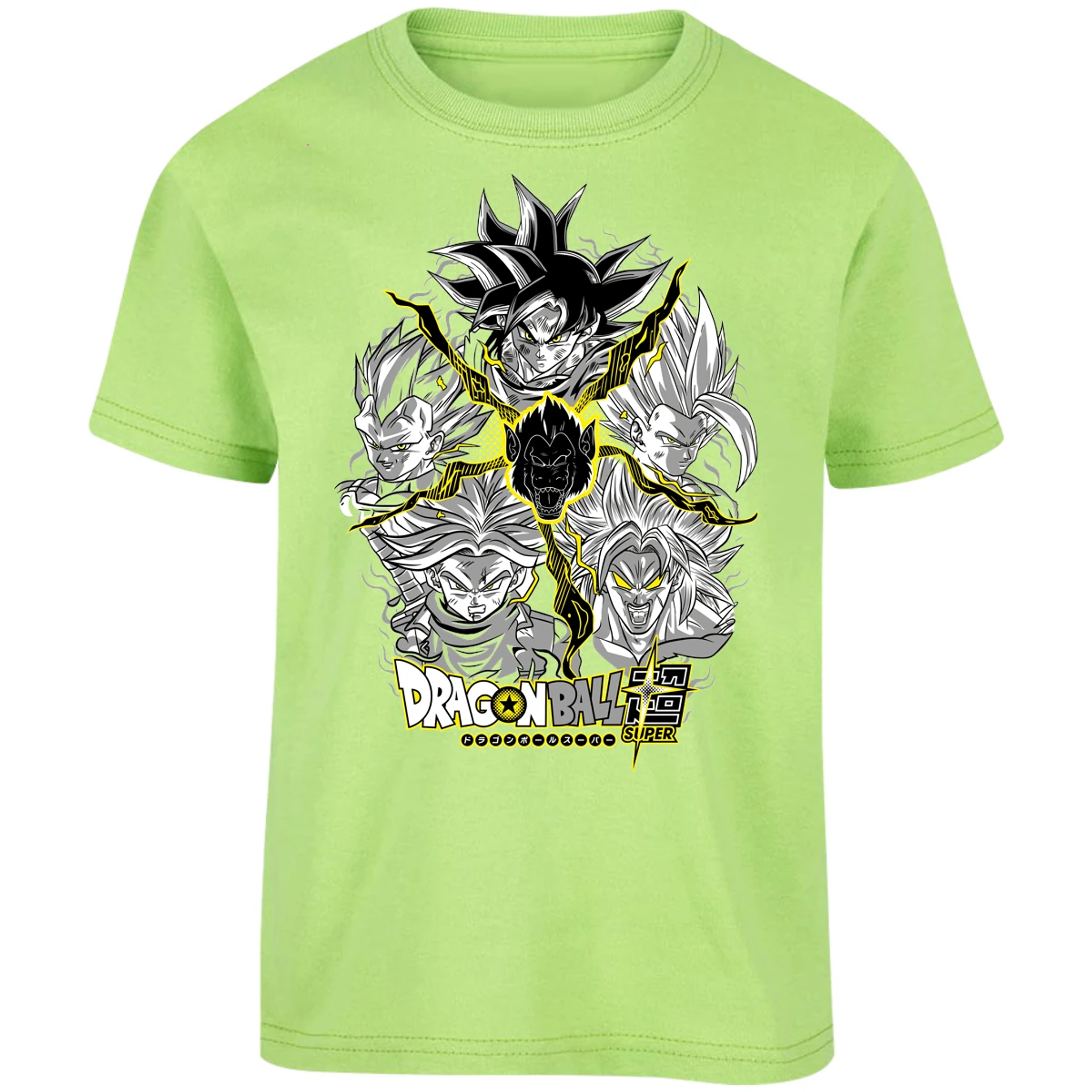 Playera Dragon Ball Saiyans para Niño 15