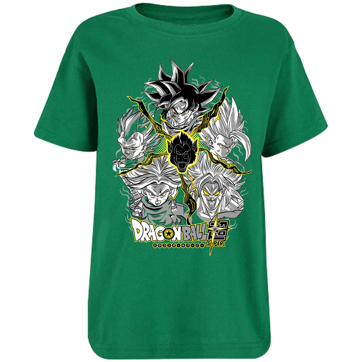 Playera Dragon Ball Saiyans para Niño 10