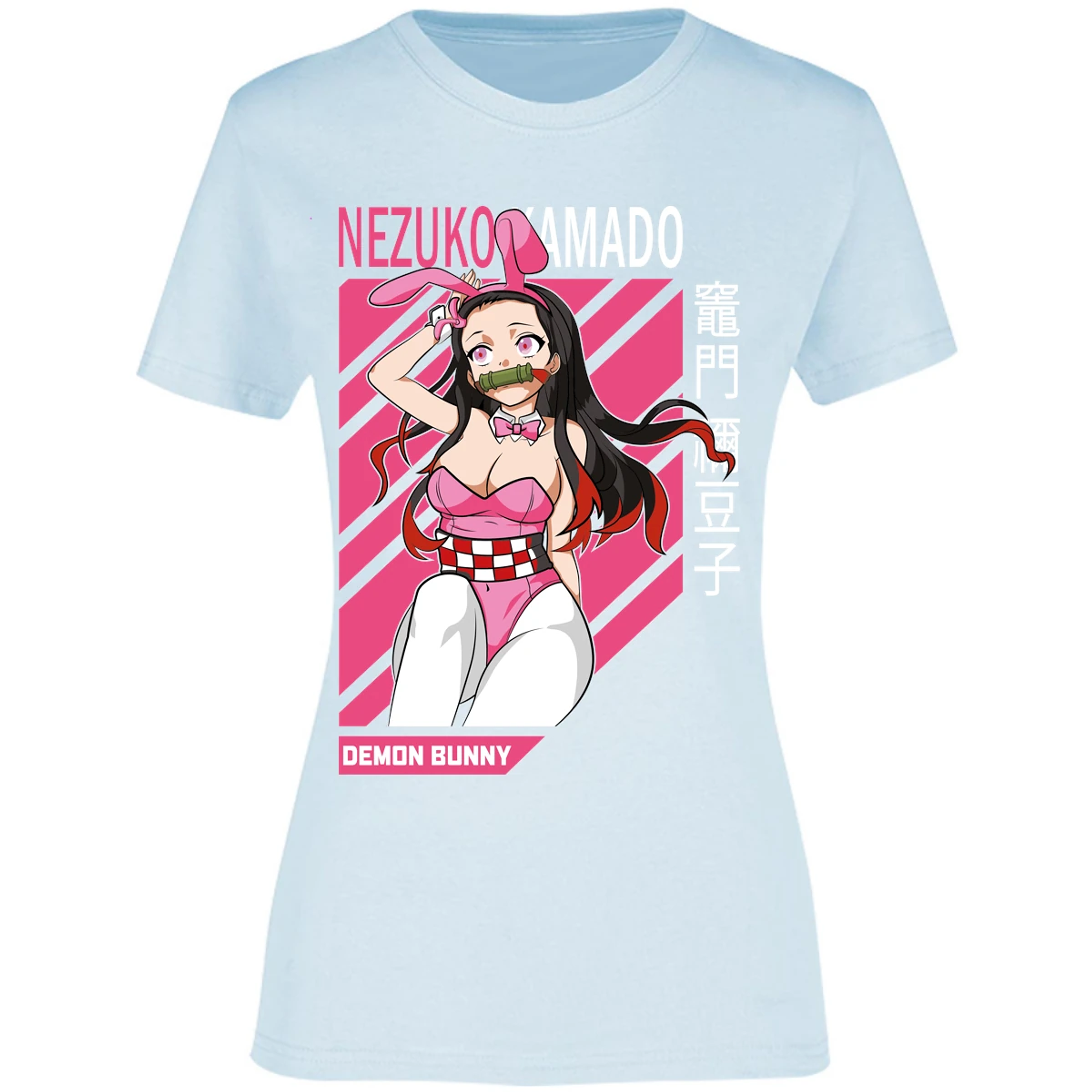 Blusa Demon Slayer Nezuko Waifu Anime Blusa para Mujer 18