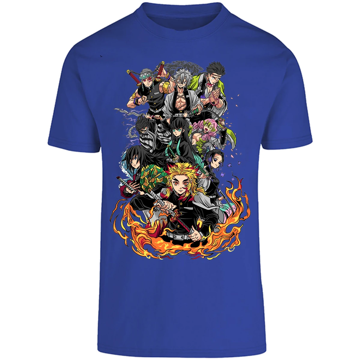 Playera Demon Slayer Pilares Kimetsu para Adulto 8