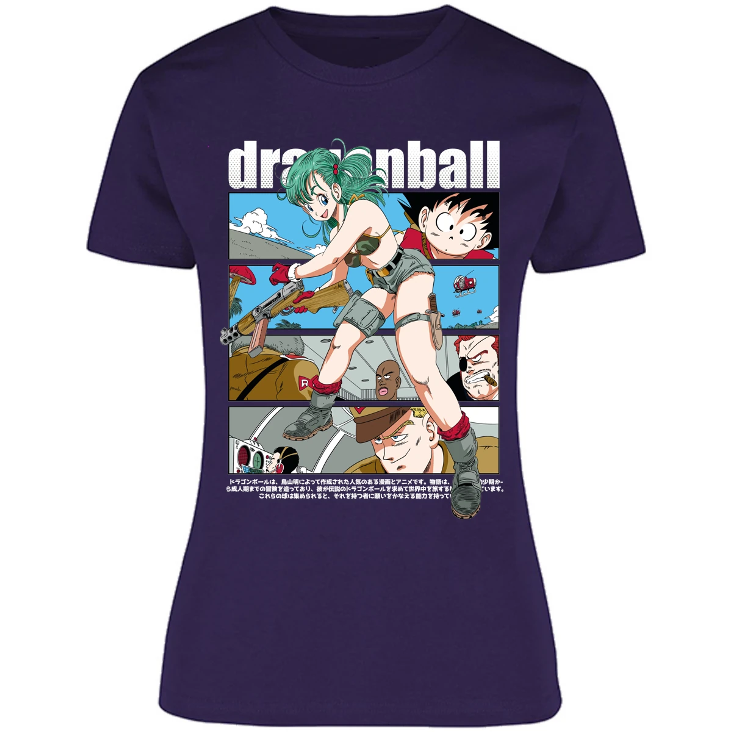 Blusa Dragon Ball Bulma Dragon Ball Blusa para Mujer 8