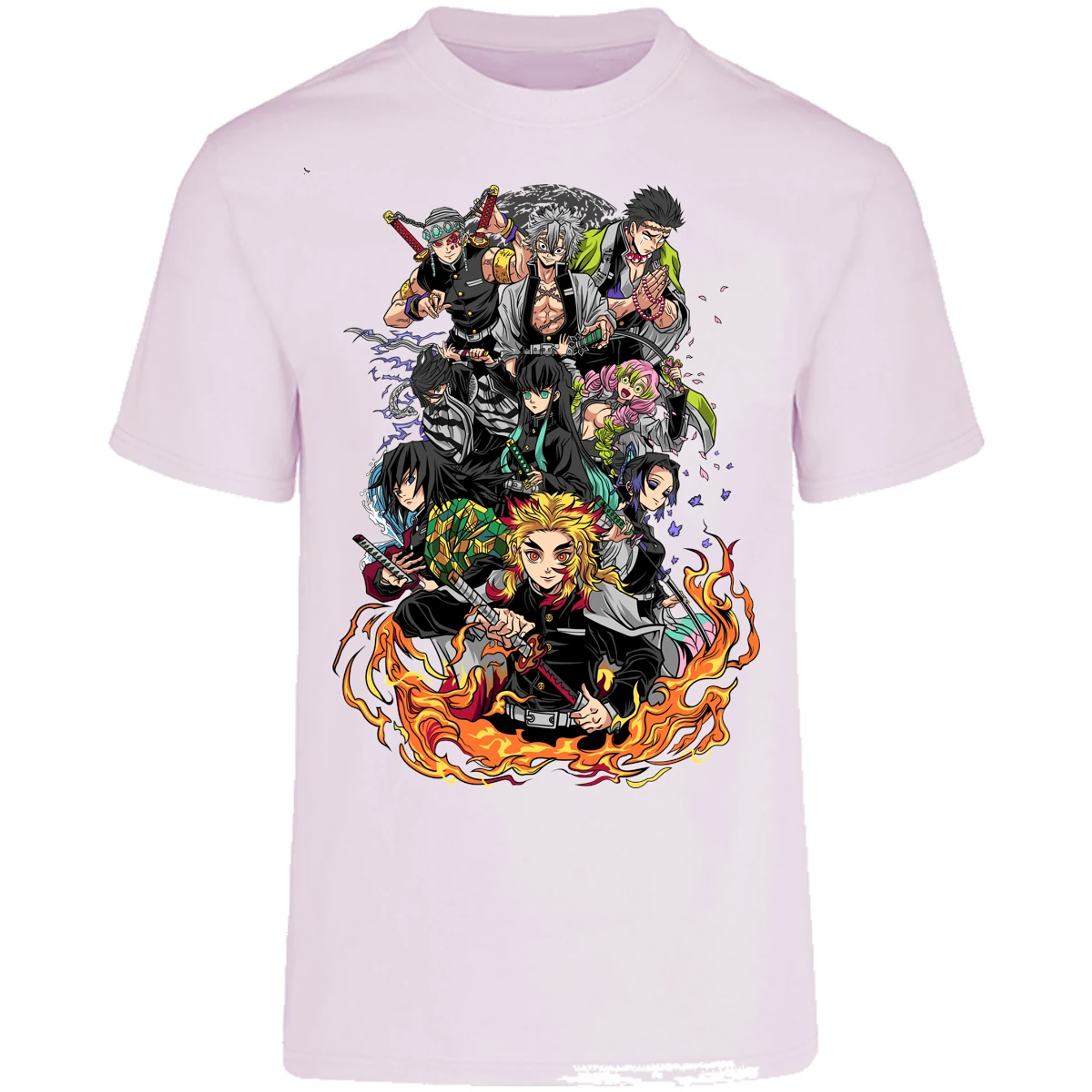 Playera Demon Slayer Pilares Kimetsu para Adulto 3