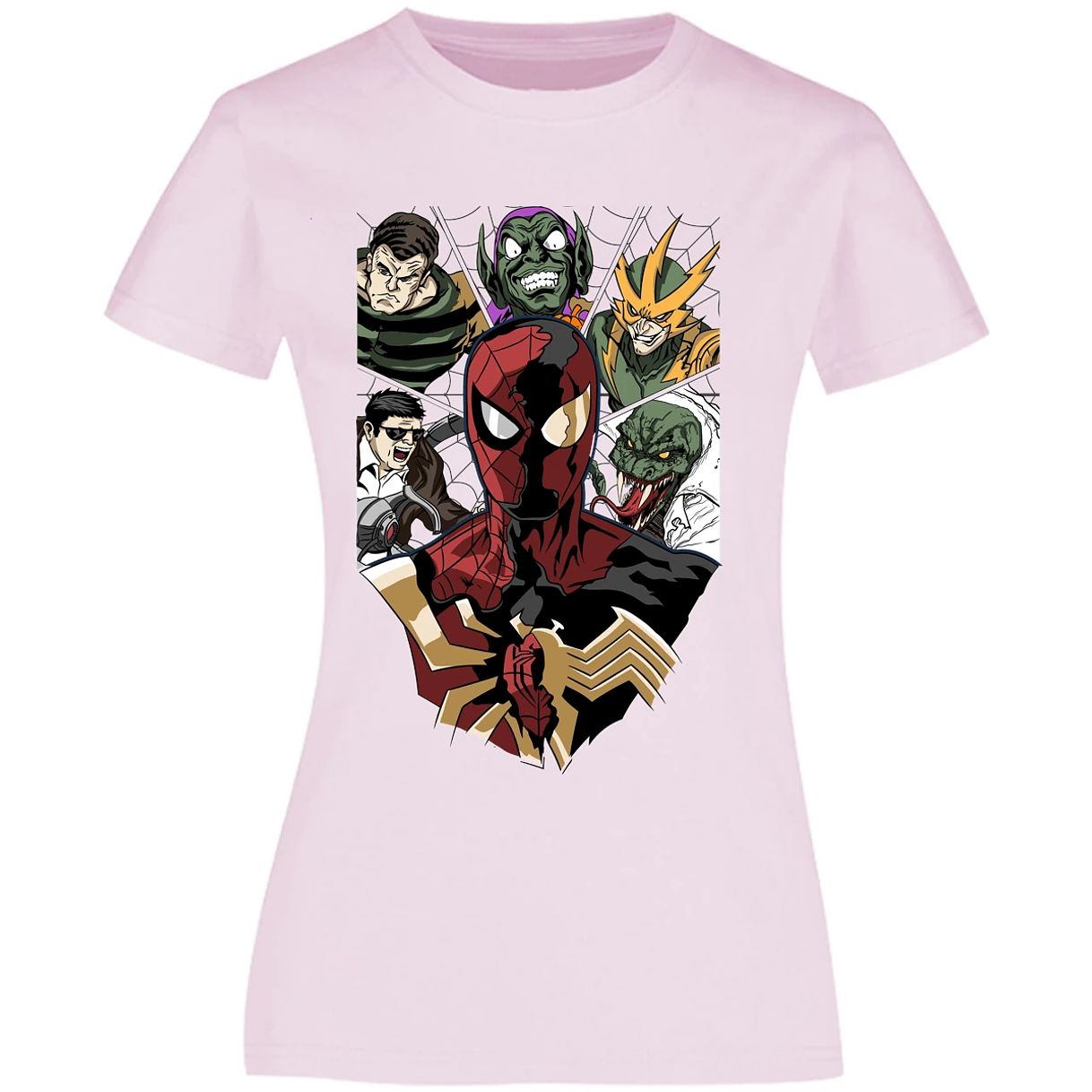 Blusa Es De Series Y Peliculas Spiderman Vs Villanos Blusa para Mujer 9
